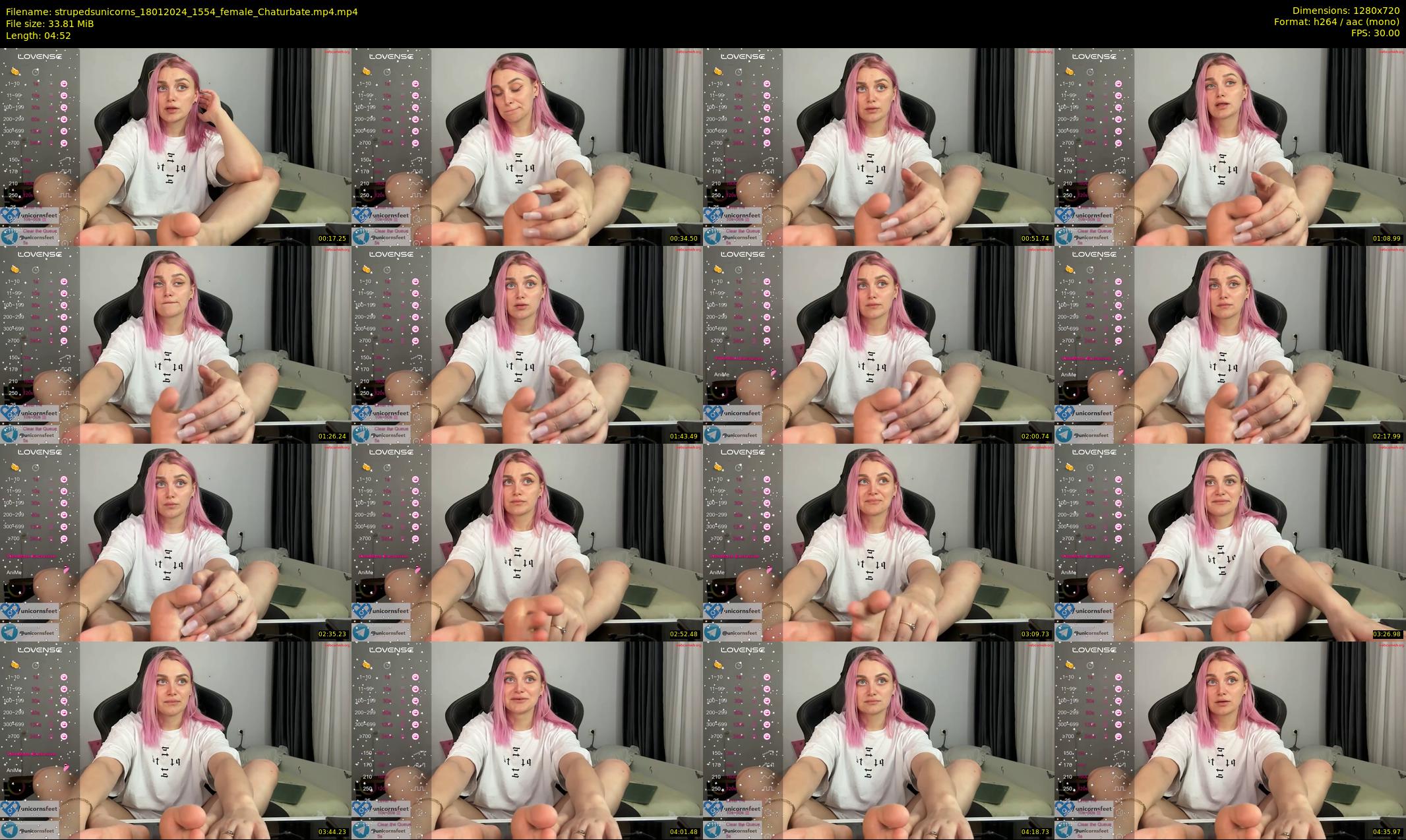 strupedsunicorns — 5 minute Chaturbate couple cam show recording, 720p, Jan 18, 2024