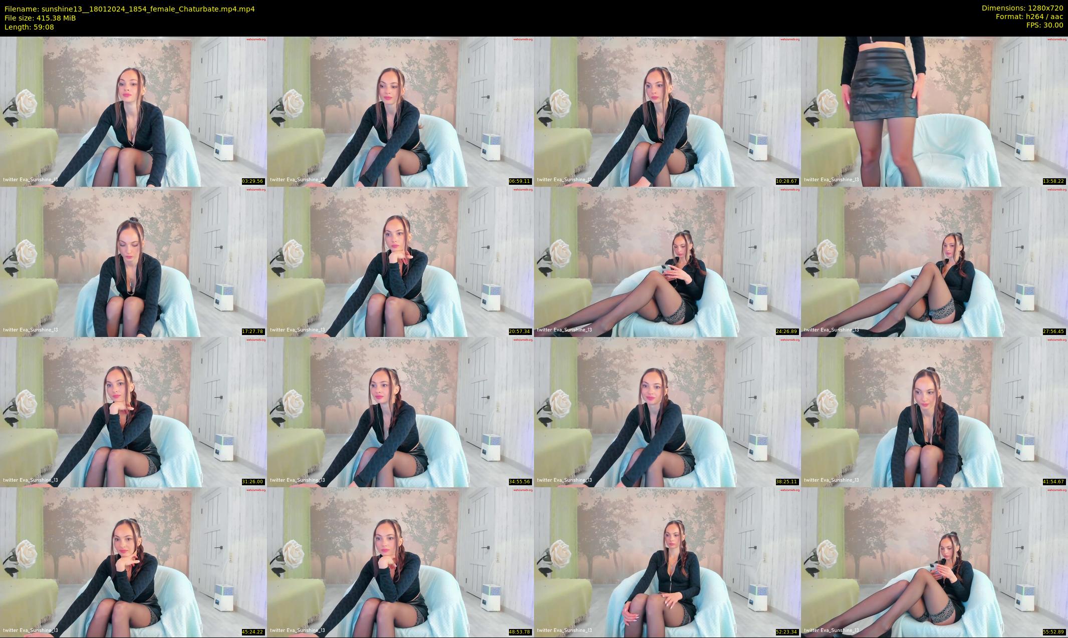 sunshine13_ — 60 minute Chaturbate female cam show recording, 720p, Jan 18, 2024
