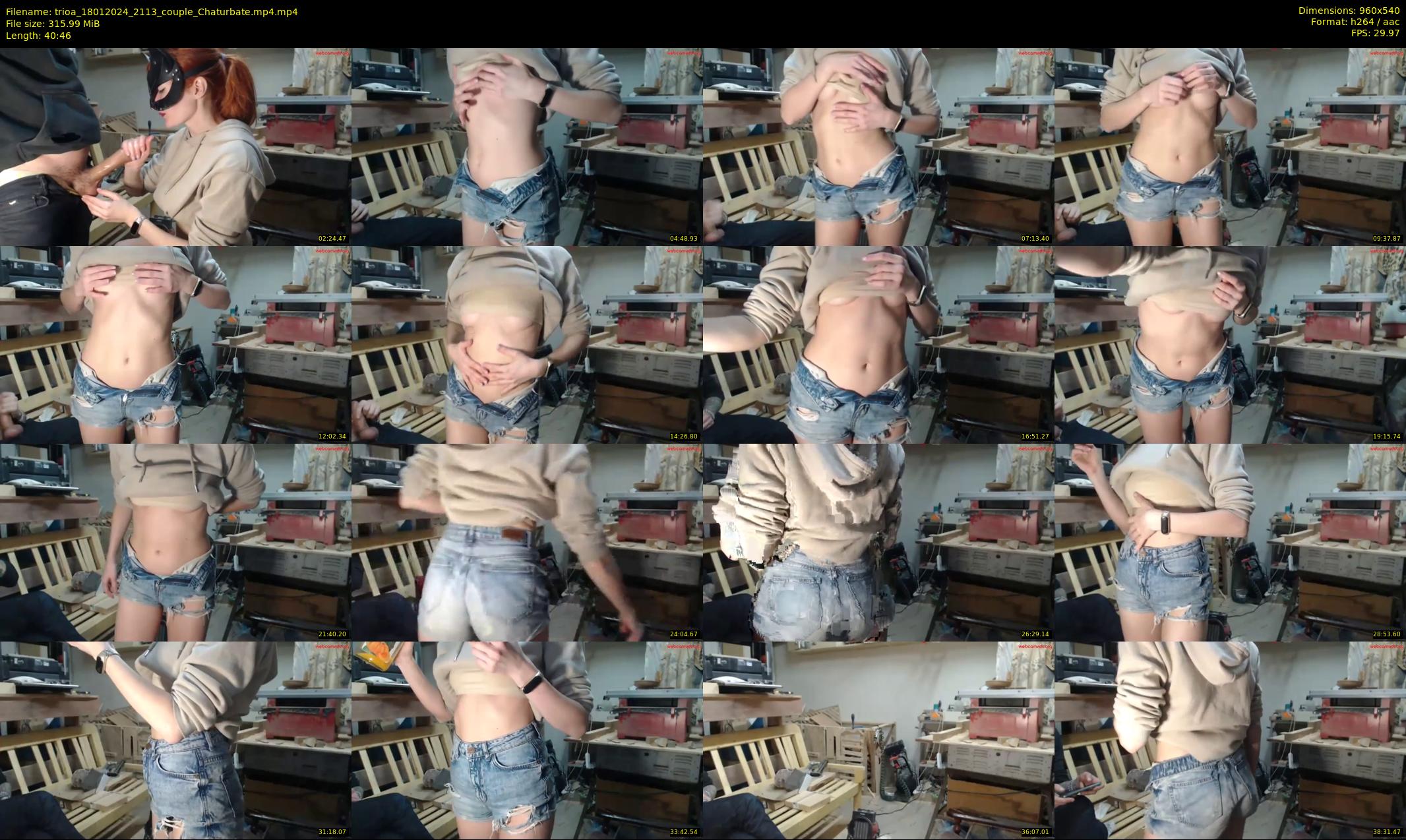 trioa — 41 minute Chaturbate couple cam show recording, 480p, Jan 18, 2024