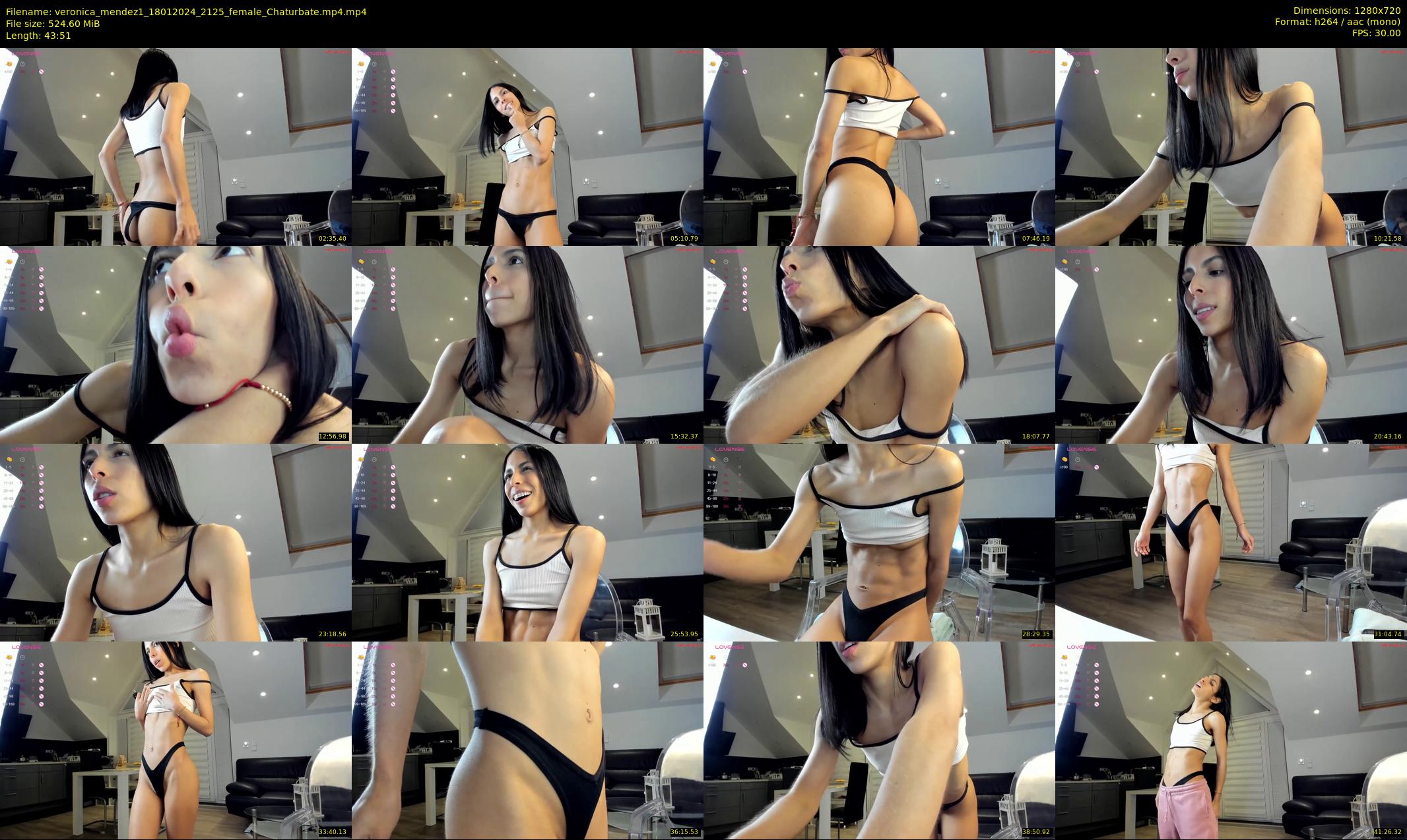veronica_mendez1 — 44 minute Chaturbate female cam show recording, 720p, Jan 18, 2024