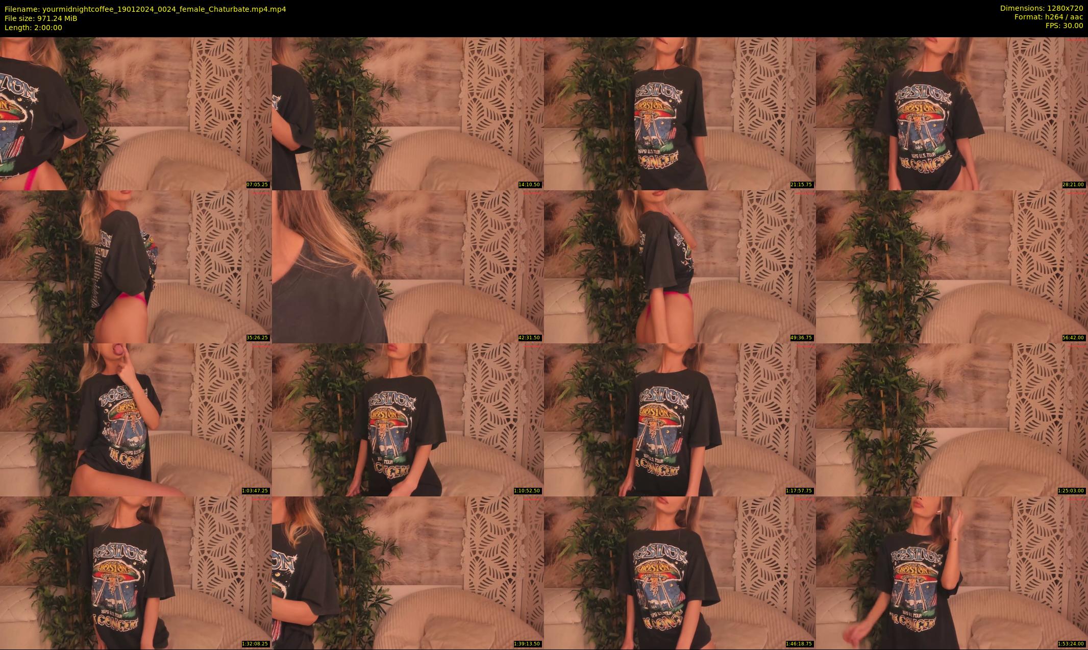 yourmidnightcoffee — 120 minute Chaturbate female cam show recording, 720p, Jan 19, 2024