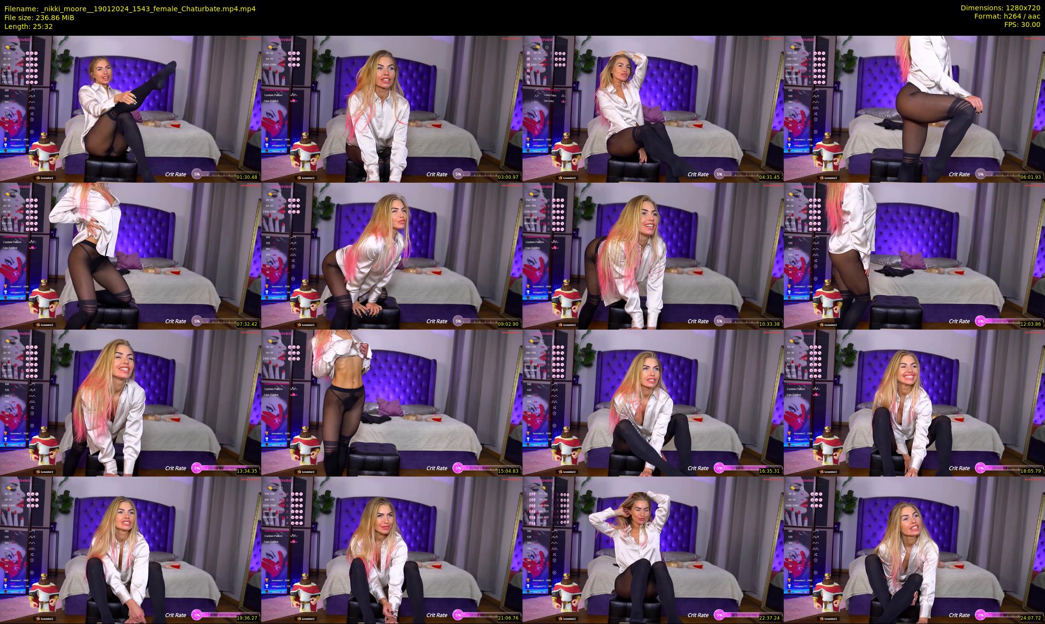 _nikki_moore_ — 26 minute Chaturbate female cam show recording, 720p, Jan 19, 2024
