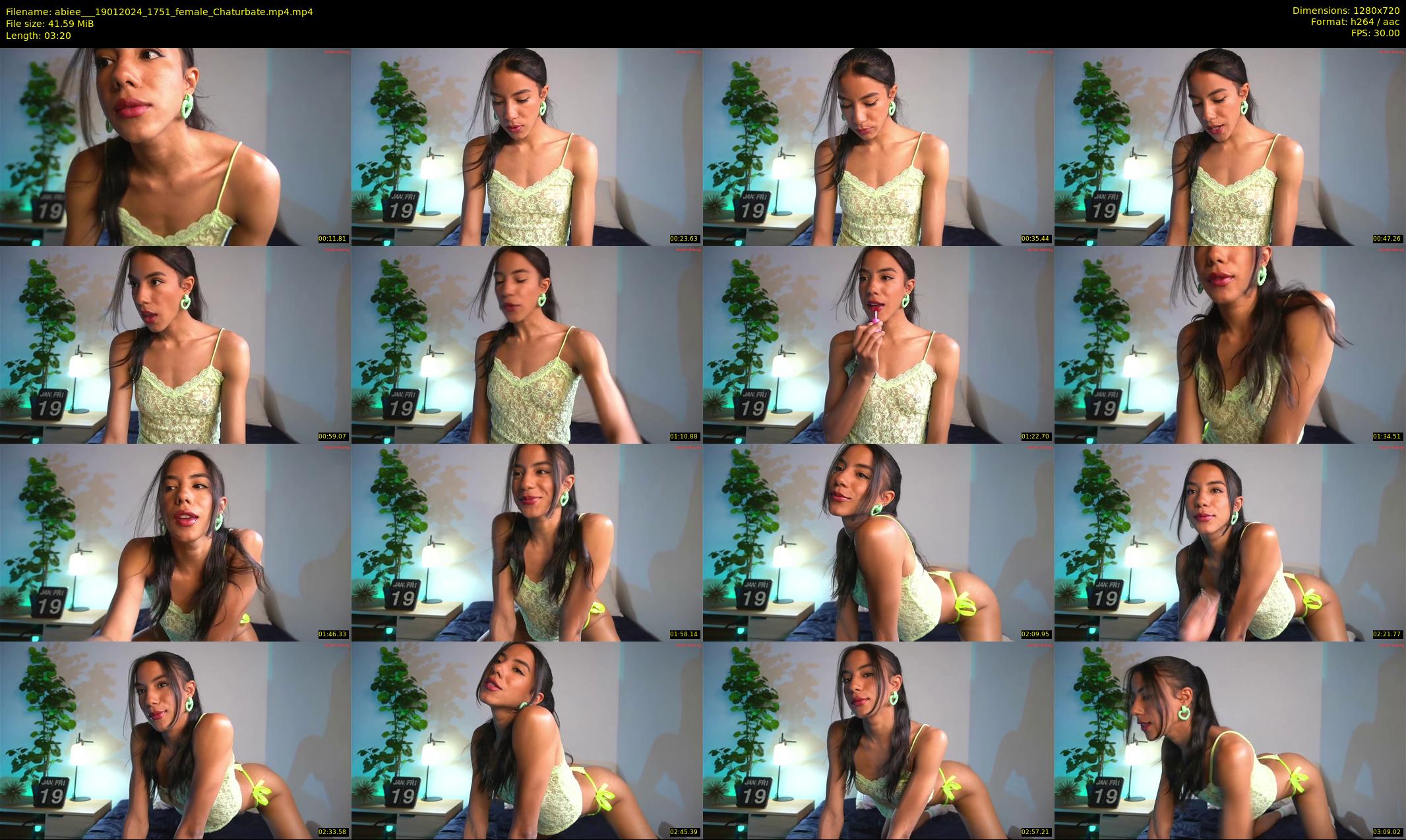 abiee__ — 4 minute Chaturbate female cam show recording, 720p, Jan 19, 2024