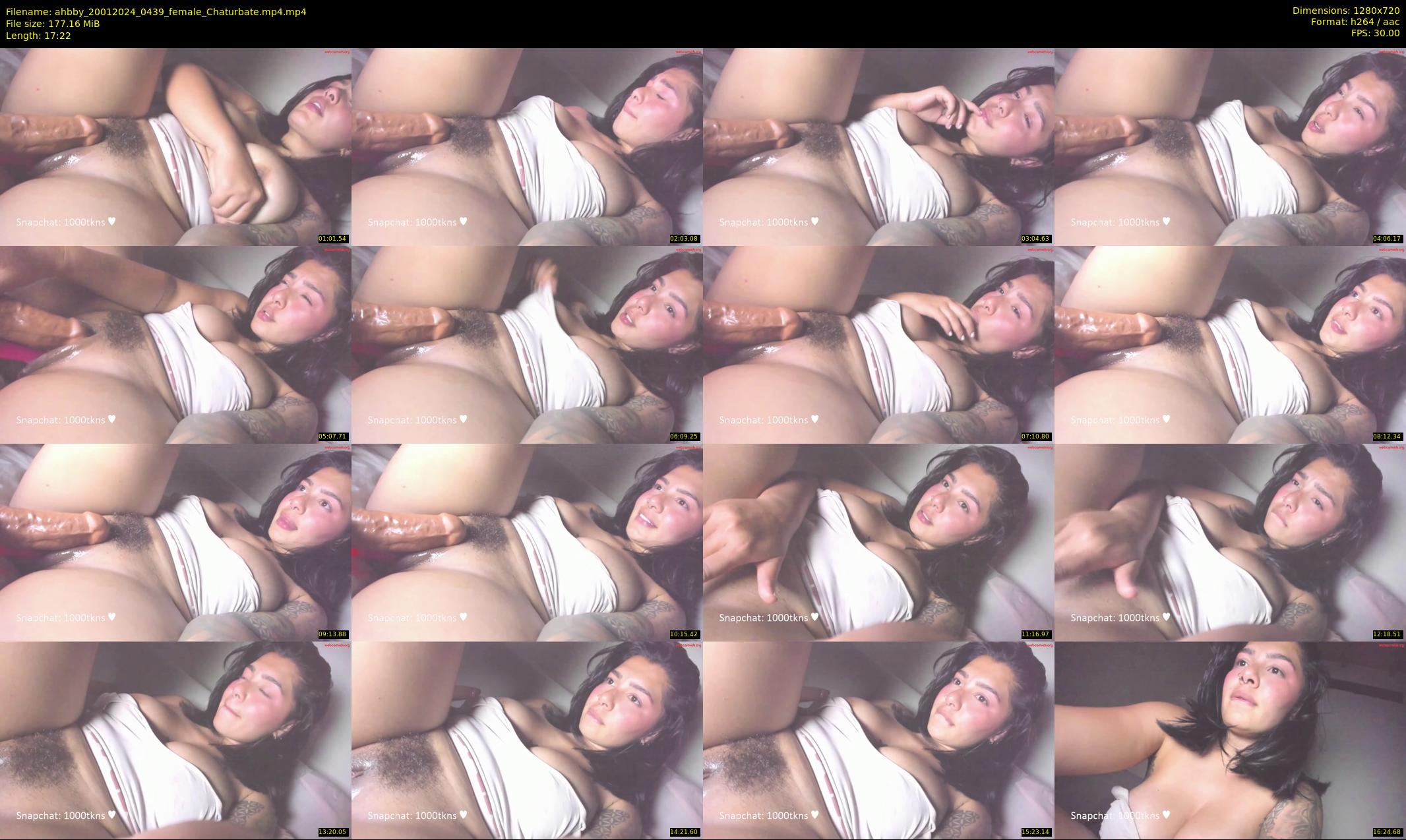 ahbby — 18 minute Chaturbate female cam show recording, 720p, Jan 20, 2024