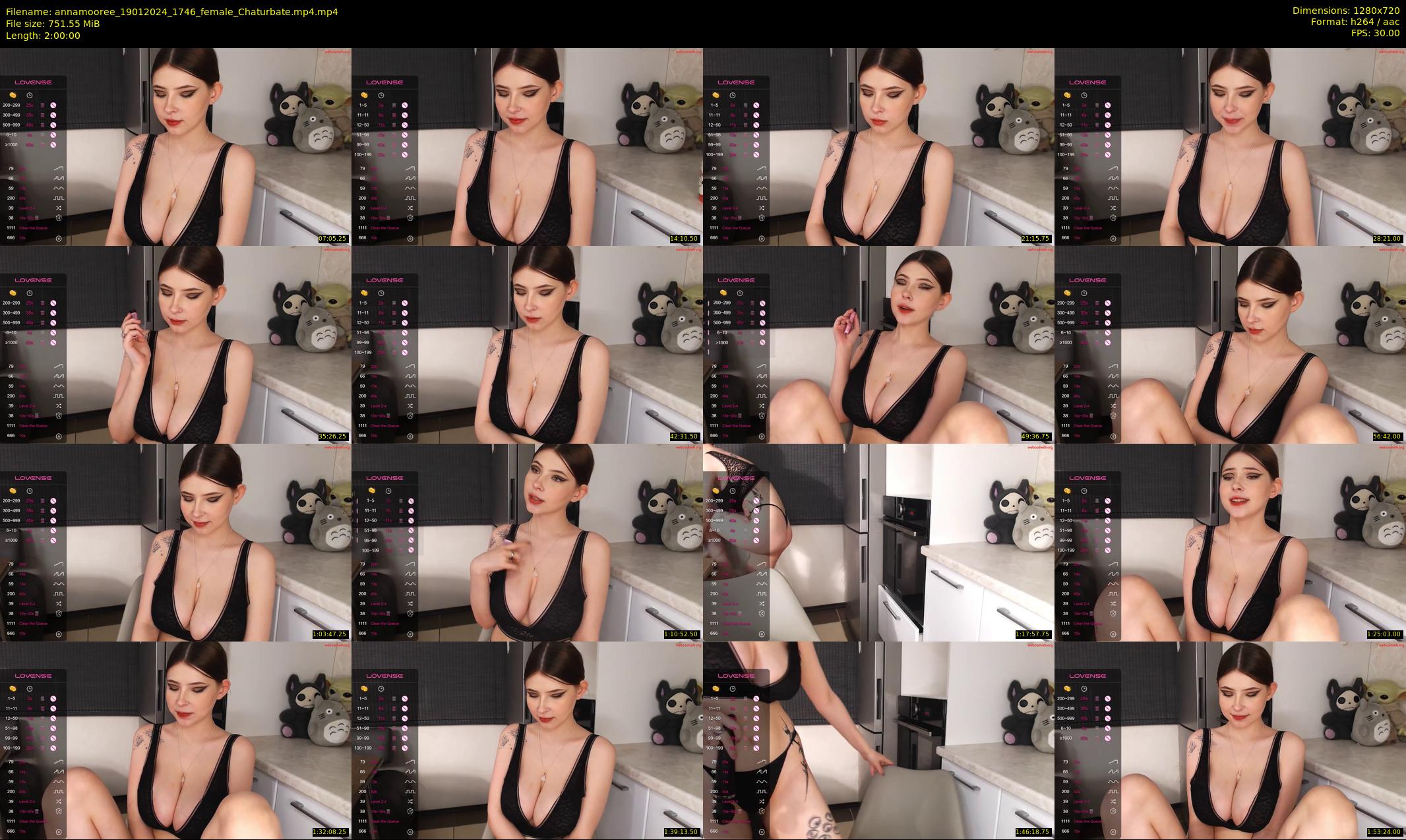 annamooree — 120 minute Chaturbate female cam show recording, 720p, Jan 19, 2024