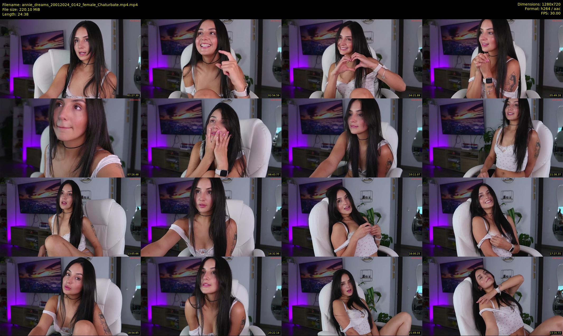 annie_dreams — 25 minute Chaturbate female cam show recording, 720p, Jan 20, 2024