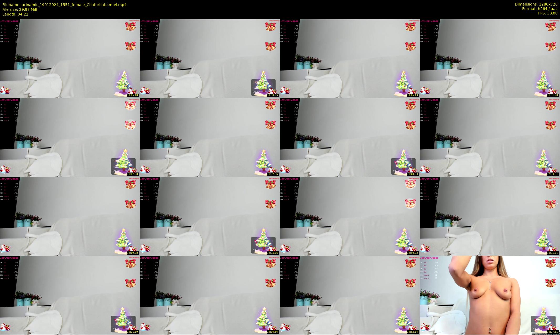 arinamir — 5 minute Chaturbate female cam show recording, 720p, Jan 19, 2024
