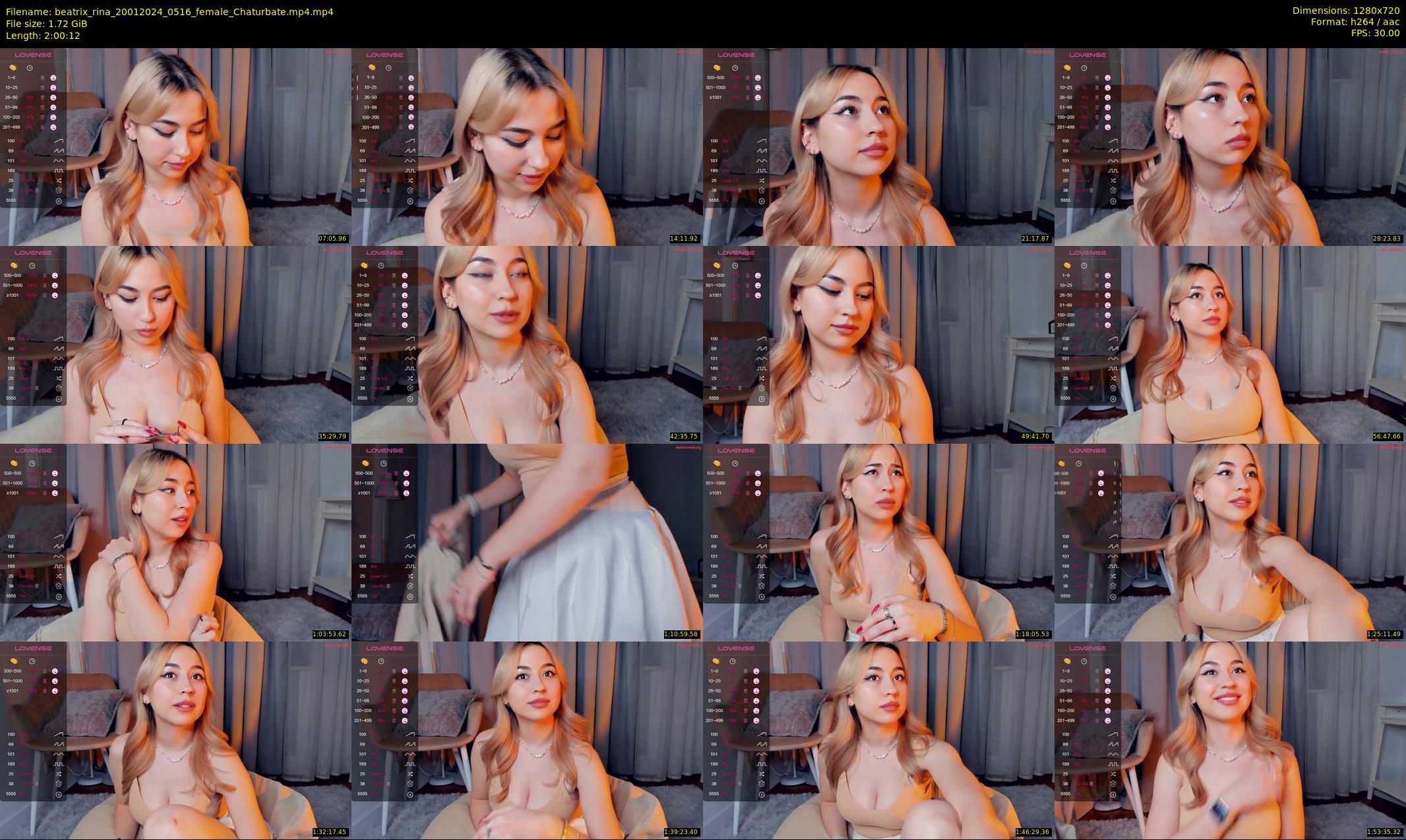 beatrix_rina — 121 minute Chaturbate female cam show recording, 720p, Jan 20, 2024