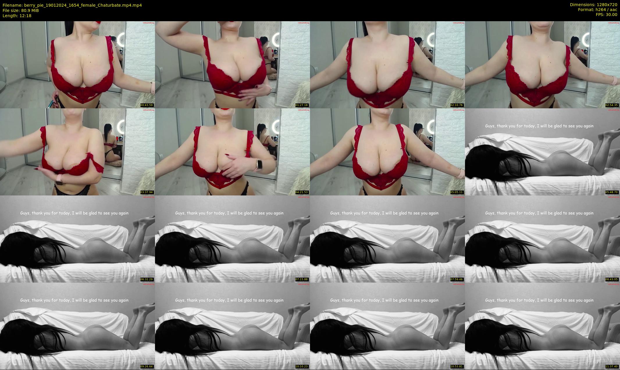 berry_pie — 13 minute Chaturbate female cam show recording, 720p, Jan 19, 2024