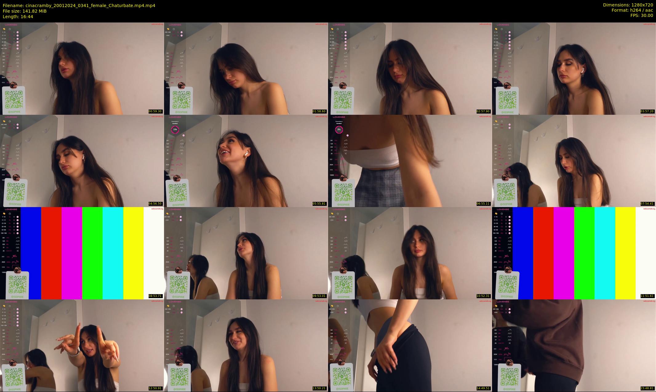 cinacramby — 17 minute Chaturbate female cam show recording, 720p, Jan 20, 2024