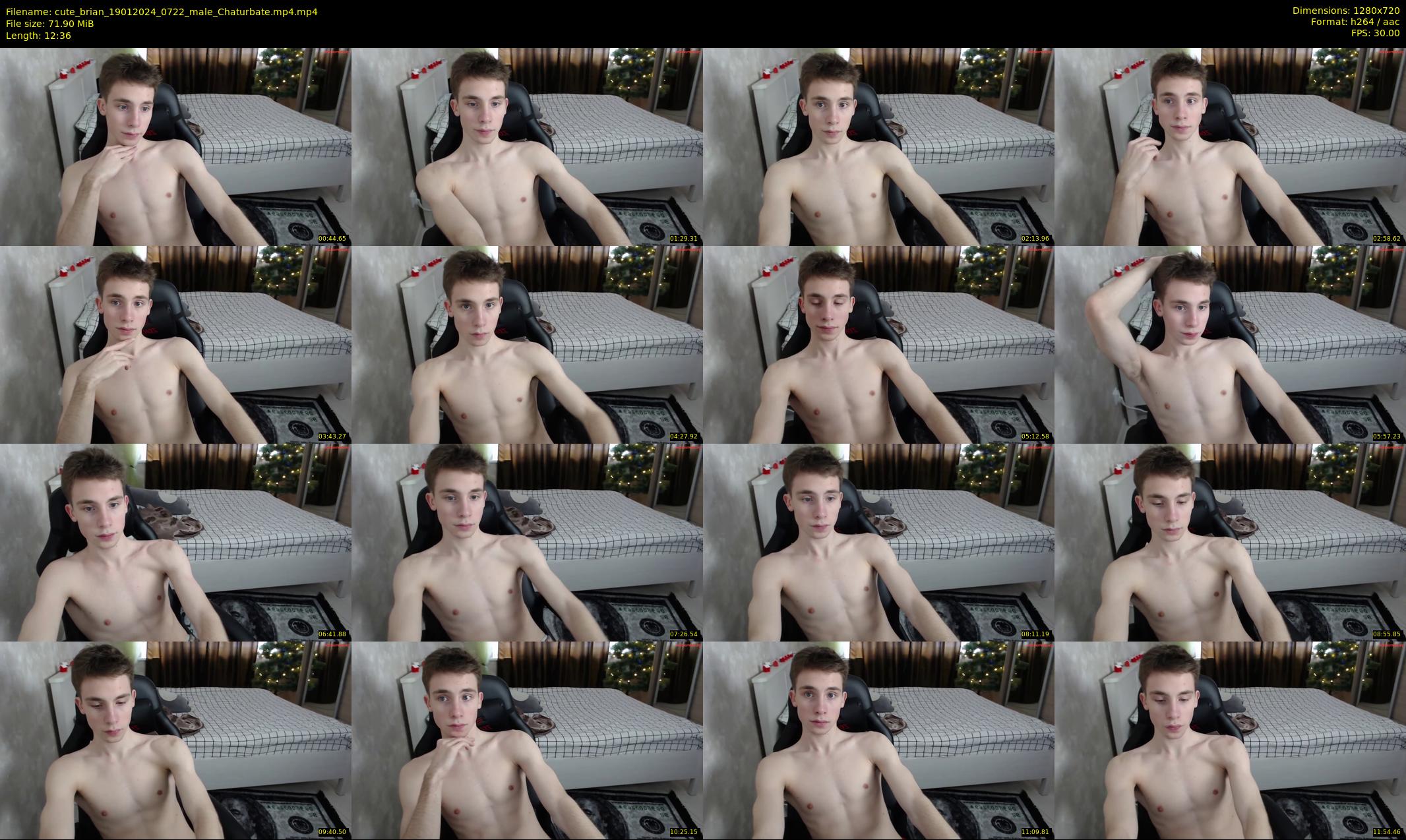 cute_brian — 13 minute Chaturbate male cam show recording, 720p, Jan 19, 2024