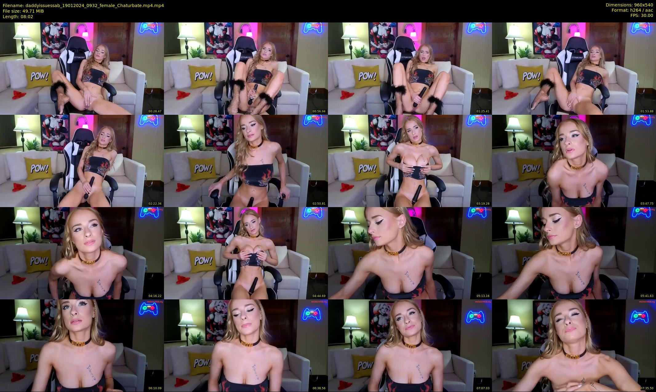 daddyissuessab — 9 minute Chaturbate female cam show recording, 480p, Jan 19, 2024