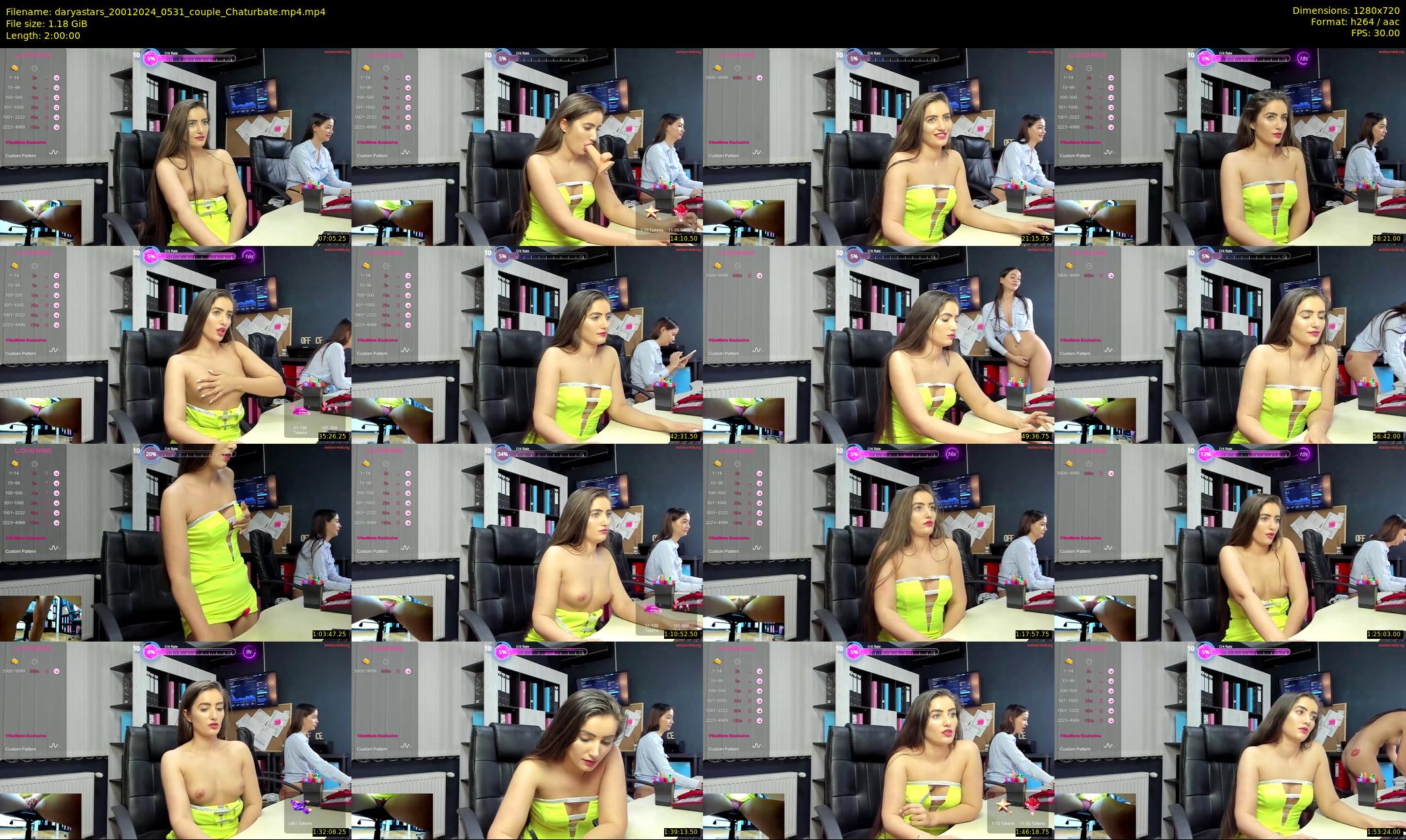 daryastars — 120 minute Chaturbate couple cam show recording, 720p, Jan 20, 2024