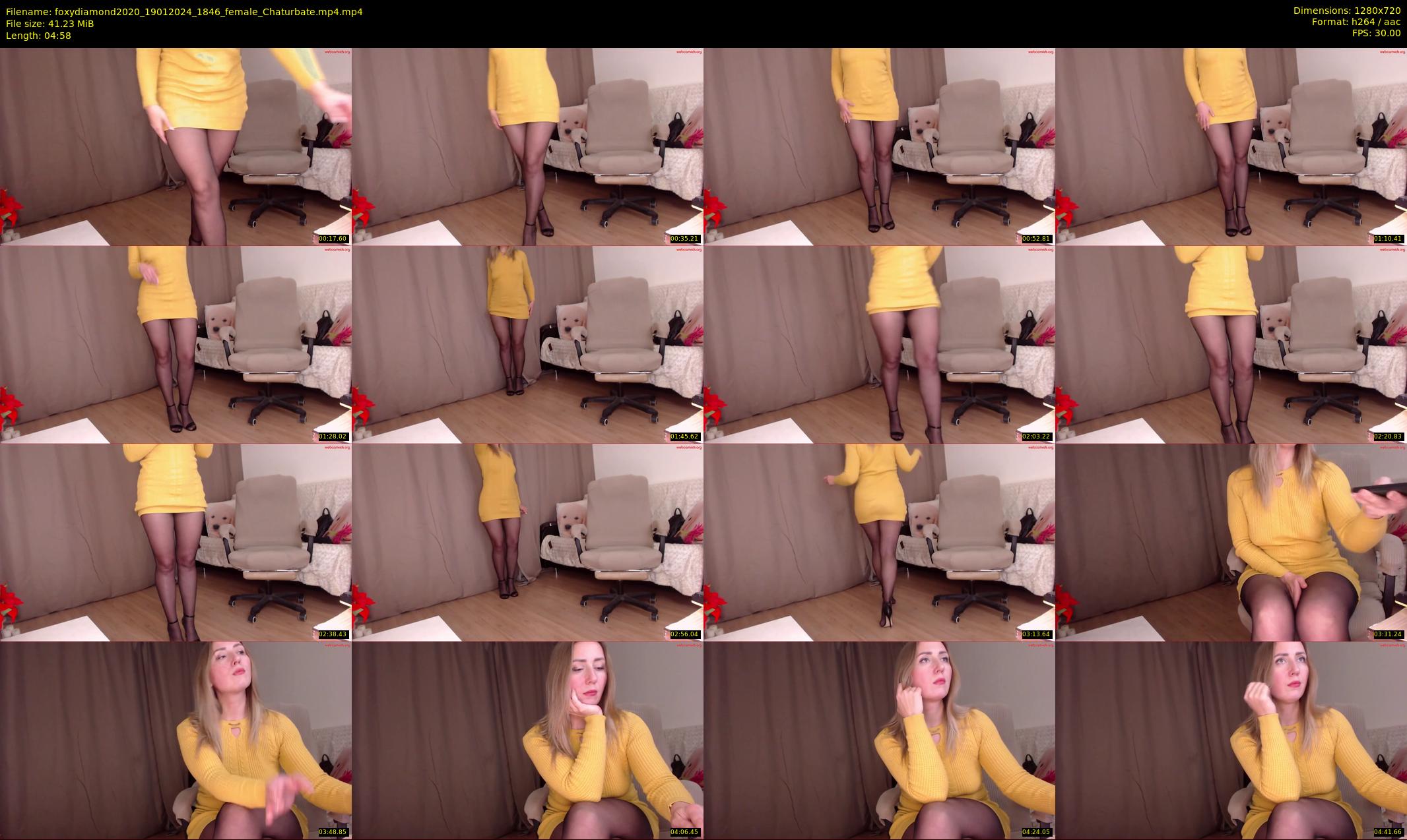 foxydiamond2020 — 5 minute Chaturbate female cam show recording, 720p, Jan 19, 2024