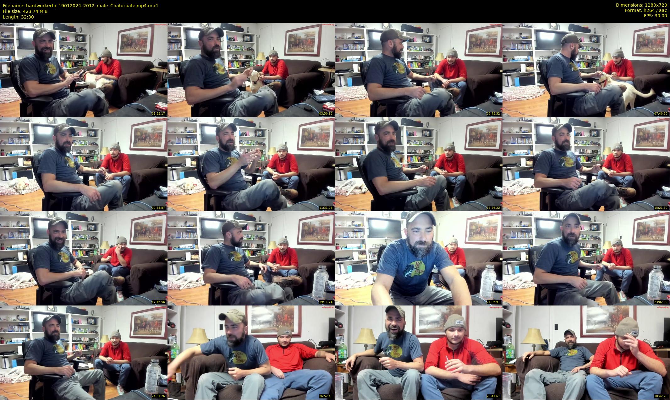 hardworkertn — 33 minute Chaturbate male cam show recording, 720p, Jan 19, 2024