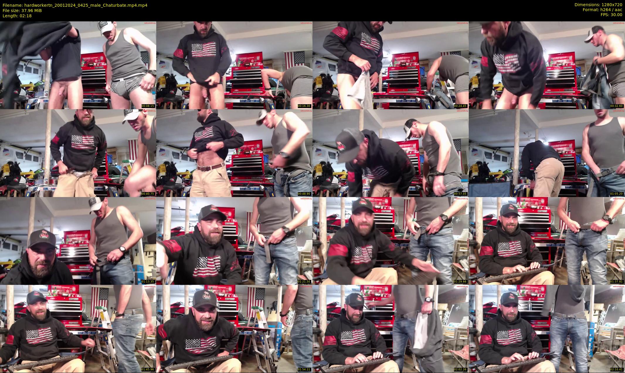 hardworkertn — 3 minute Chaturbate male cam show recording, 720p, Jan 20, 2024