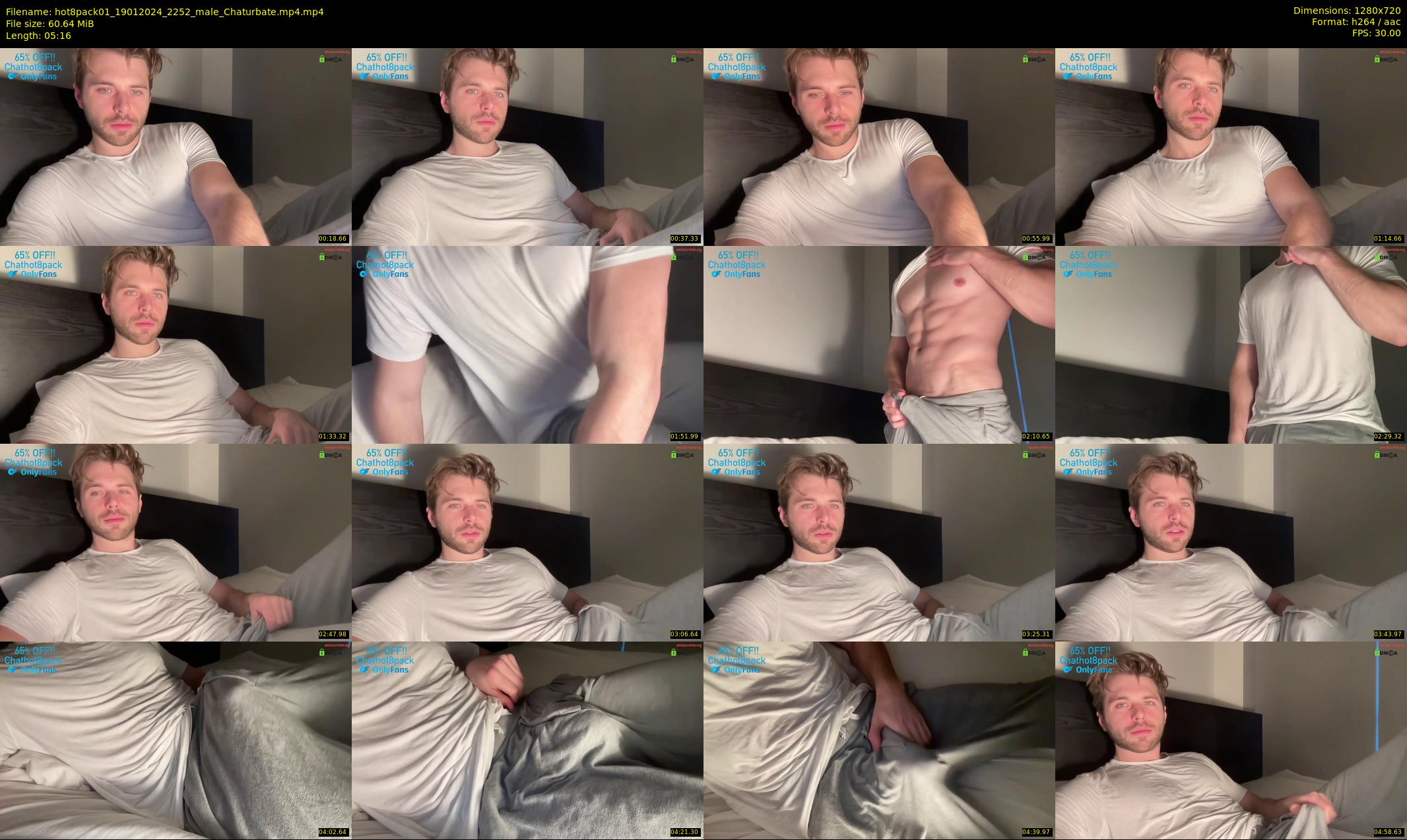 hot8pack01 — 6 minute Chaturbate male cam show recording, 720p, Jan 19, 2024