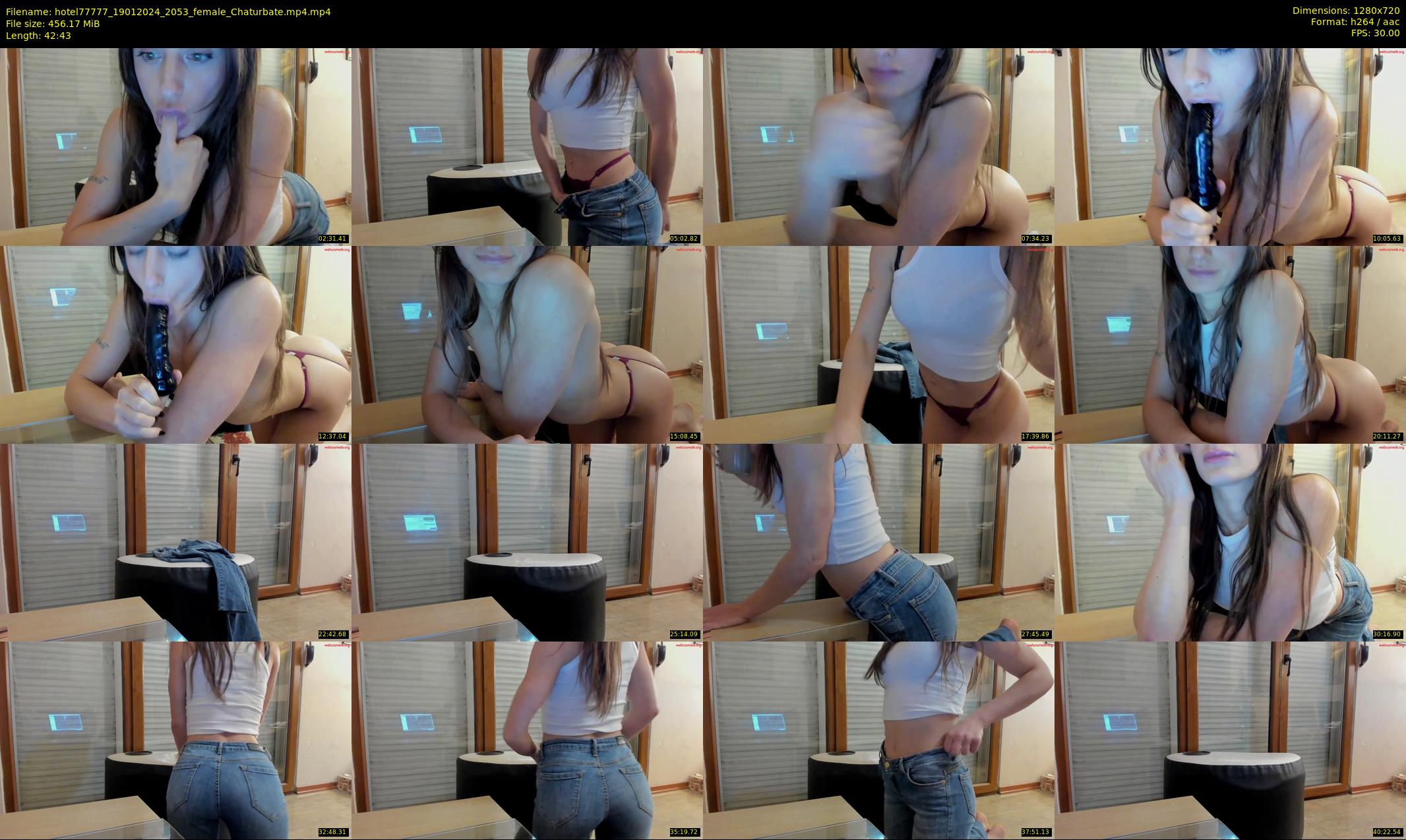 hotel77777 — 43 minute Chaturbate female cam show recording, 720p, Jan 19, 2024