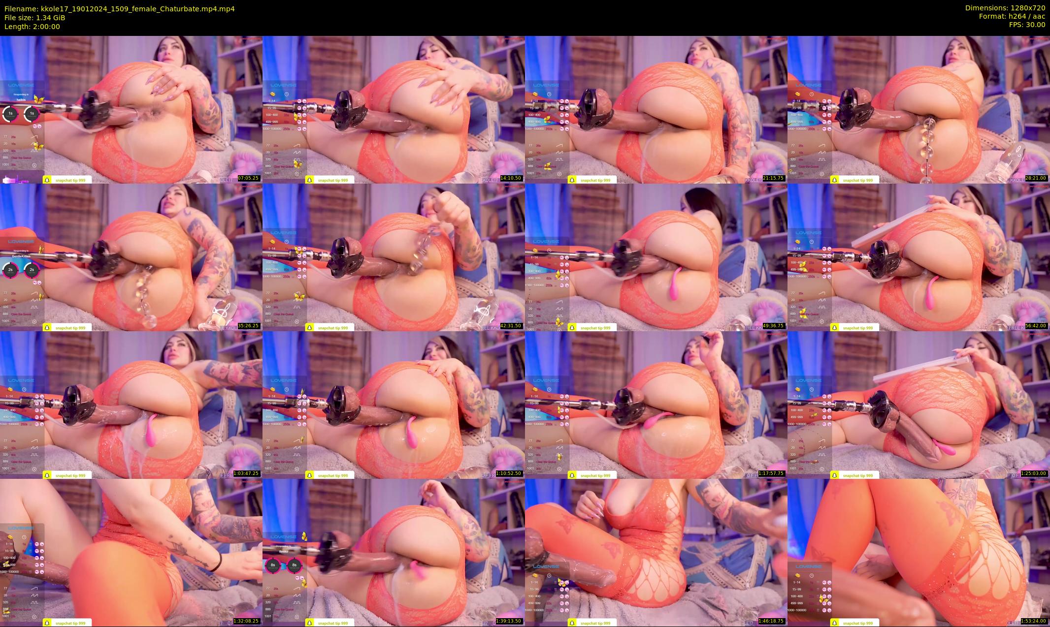 kkole17 — 120 minute Chaturbate female cam show recording, 720p, Jan 19, 2024