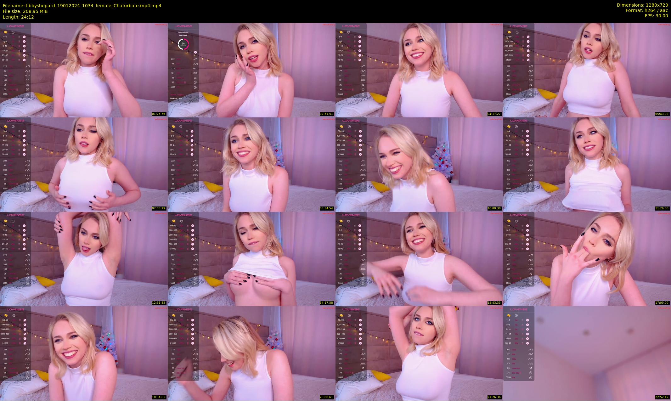 libbyshepard — 25 minute Chaturbate female cam show recording, 720p, Jan 19, 2024