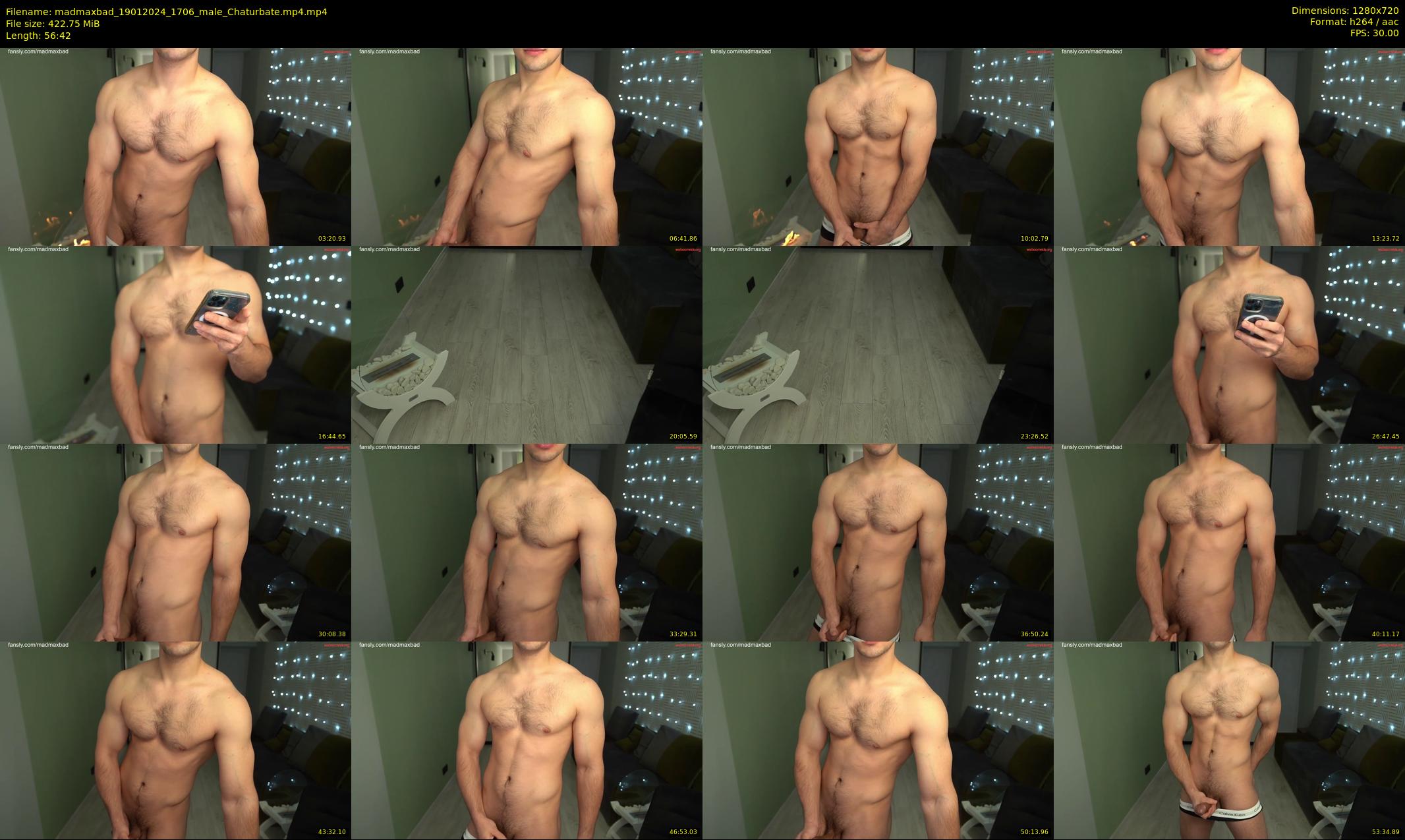 madmaxbad — 57 minute Chaturbate male cam show recording, 720p, Jan 19, 2024