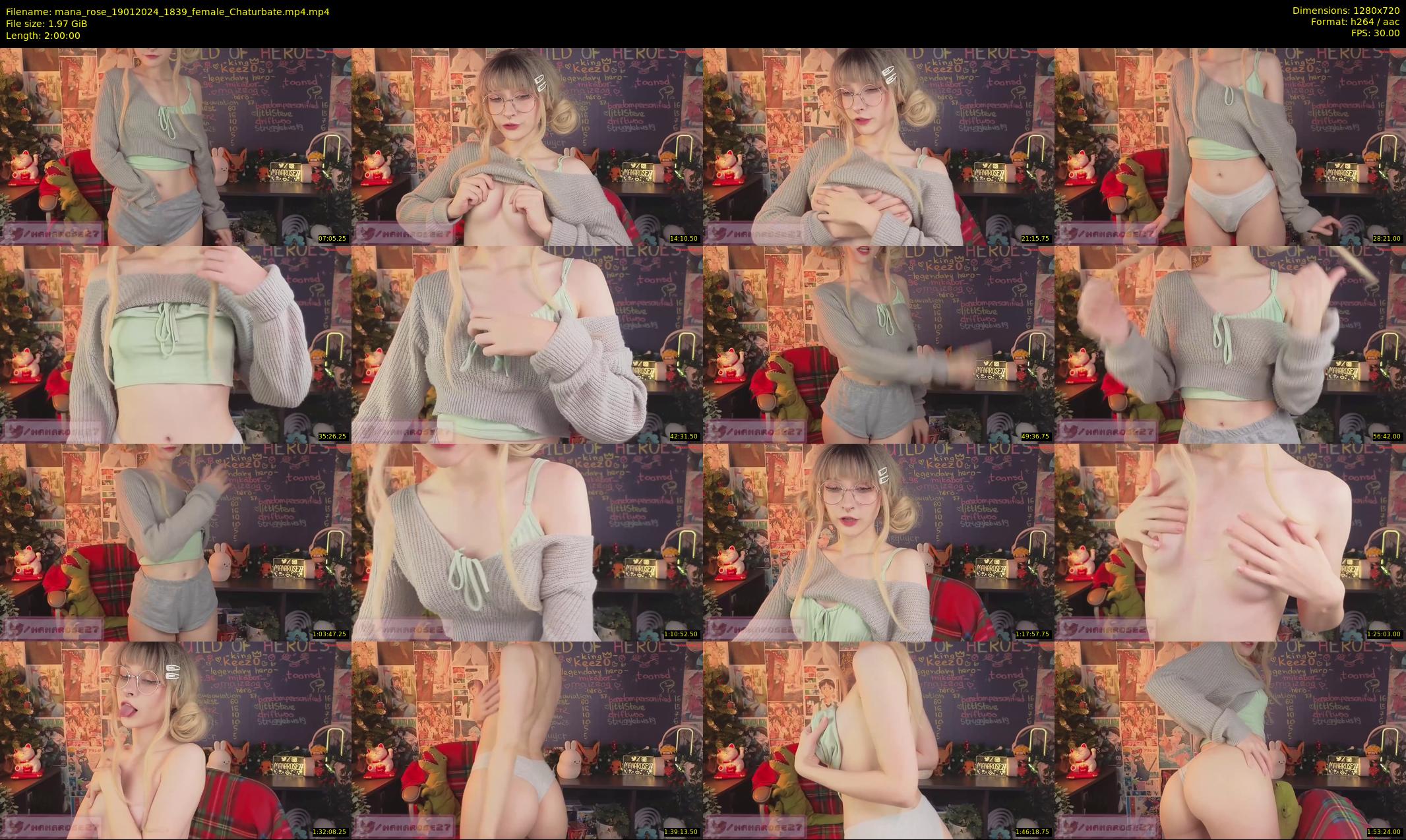 mana_rose — 120 minute Chaturbate female cam show recording, 720p, Jan 19, 2024