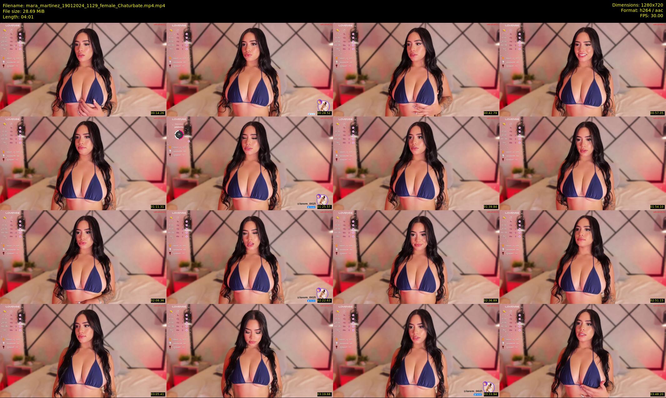 mara_martinez — 5 minute Chaturbate female cam show recording, 720p, Jan 19, 2024