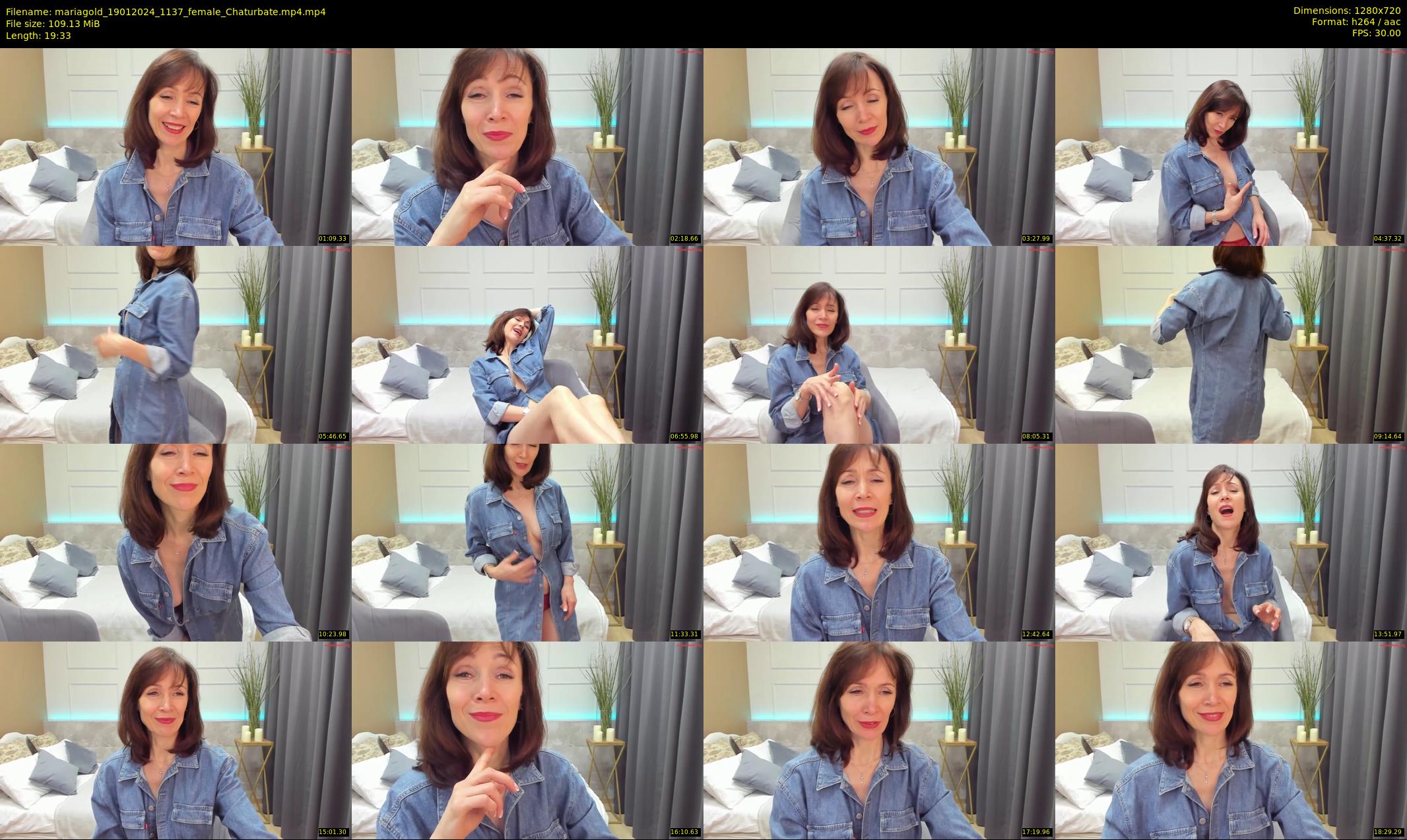 mariagold — 20 minute Chaturbate female cam show recording, 720p, Jan 19, 2024