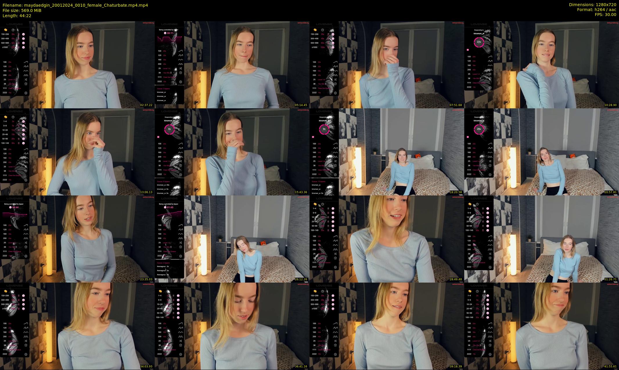 maydaedgin — 45 minute Chaturbate female cam show recording, 720p, Jan 20, 2024