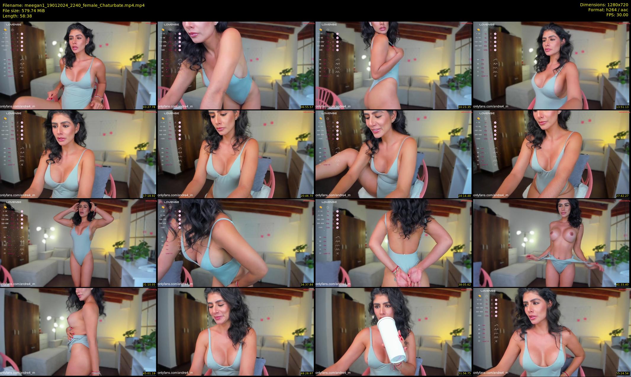 meegan1 — 59 minute Chaturbate female cam show recording, 720p, Jan 19, 2024