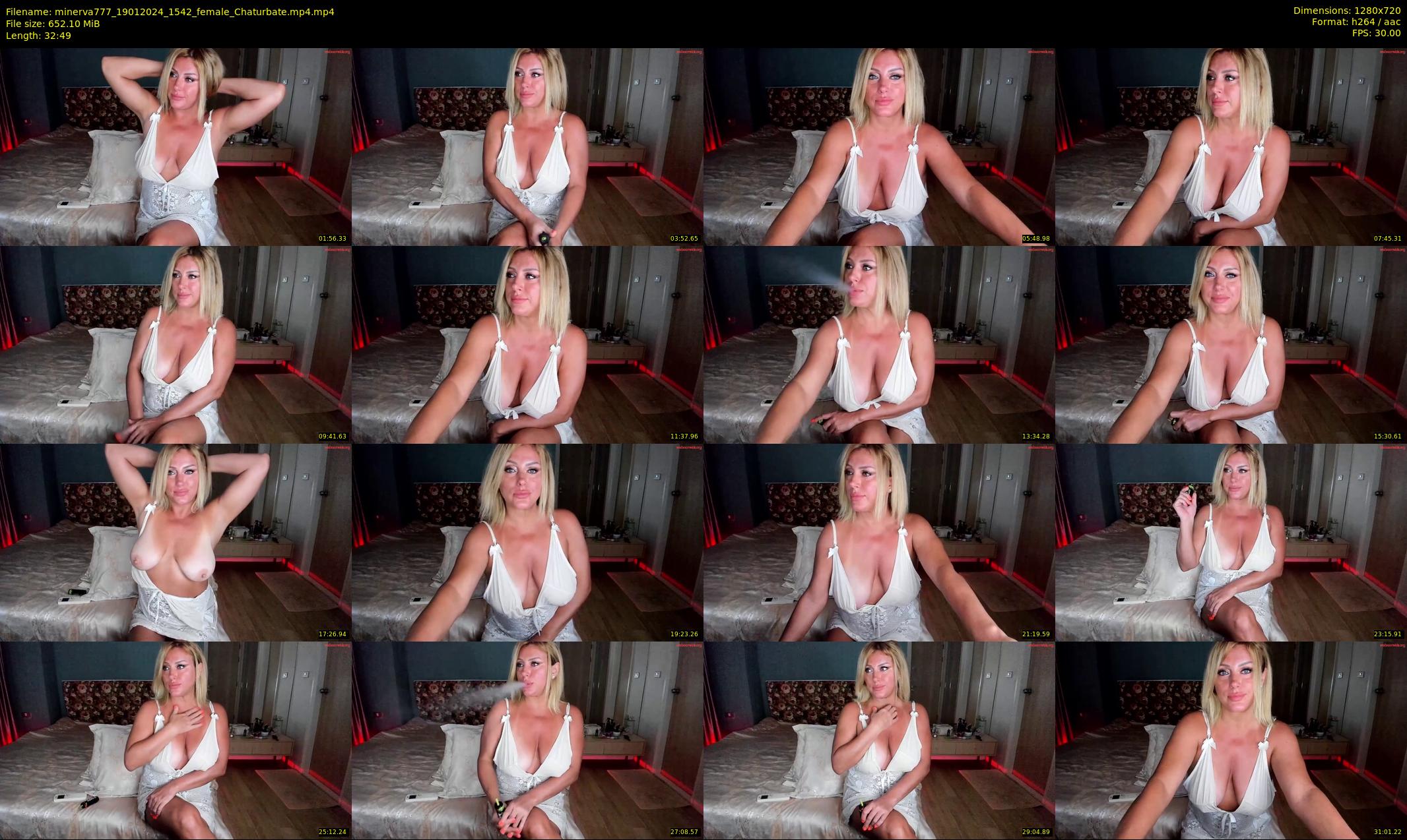 minerva777 — 33 minute Chaturbate female cam show recording, 720p, Jan 19, 2024