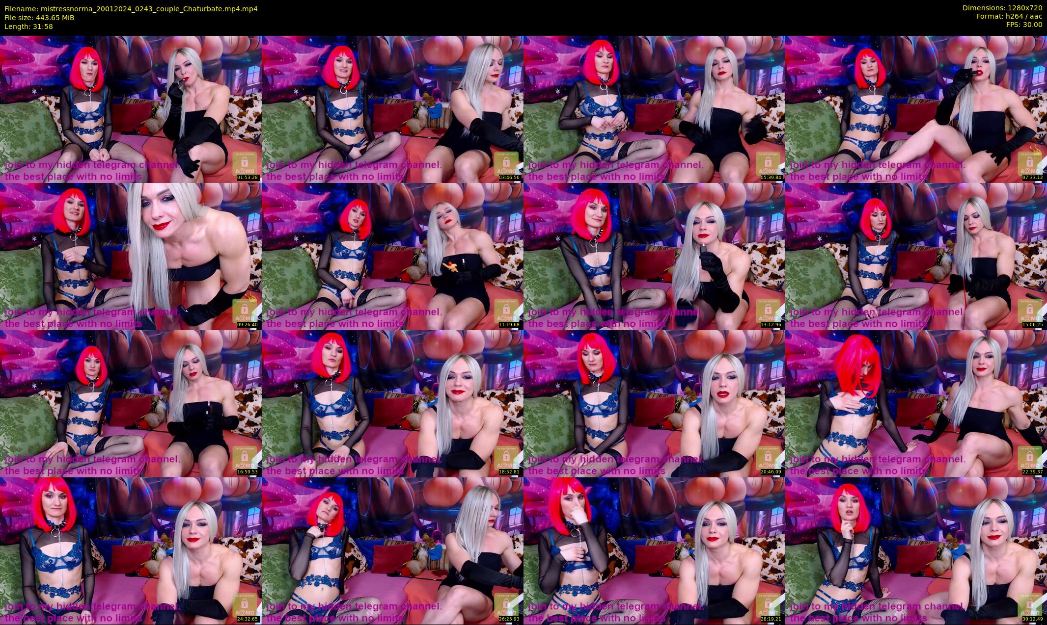 mistressnorma — 32 minute Chaturbate female cam show recording, 720p, Jan 20, 2024