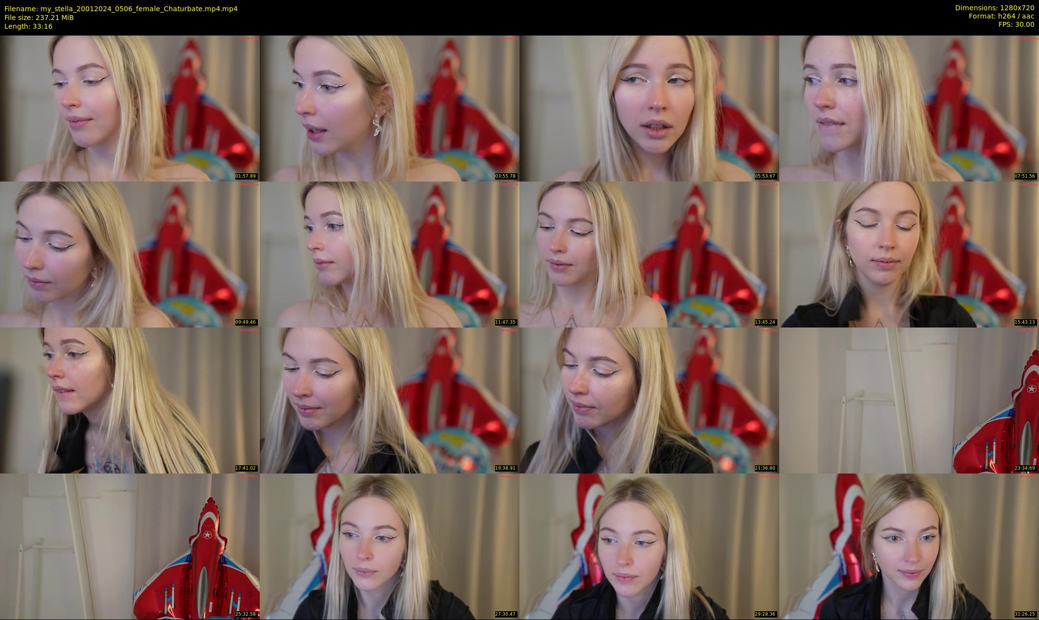 my_stella — 34 minute Chaturbate female cam show recording, 720p, Jan 20, 2024
