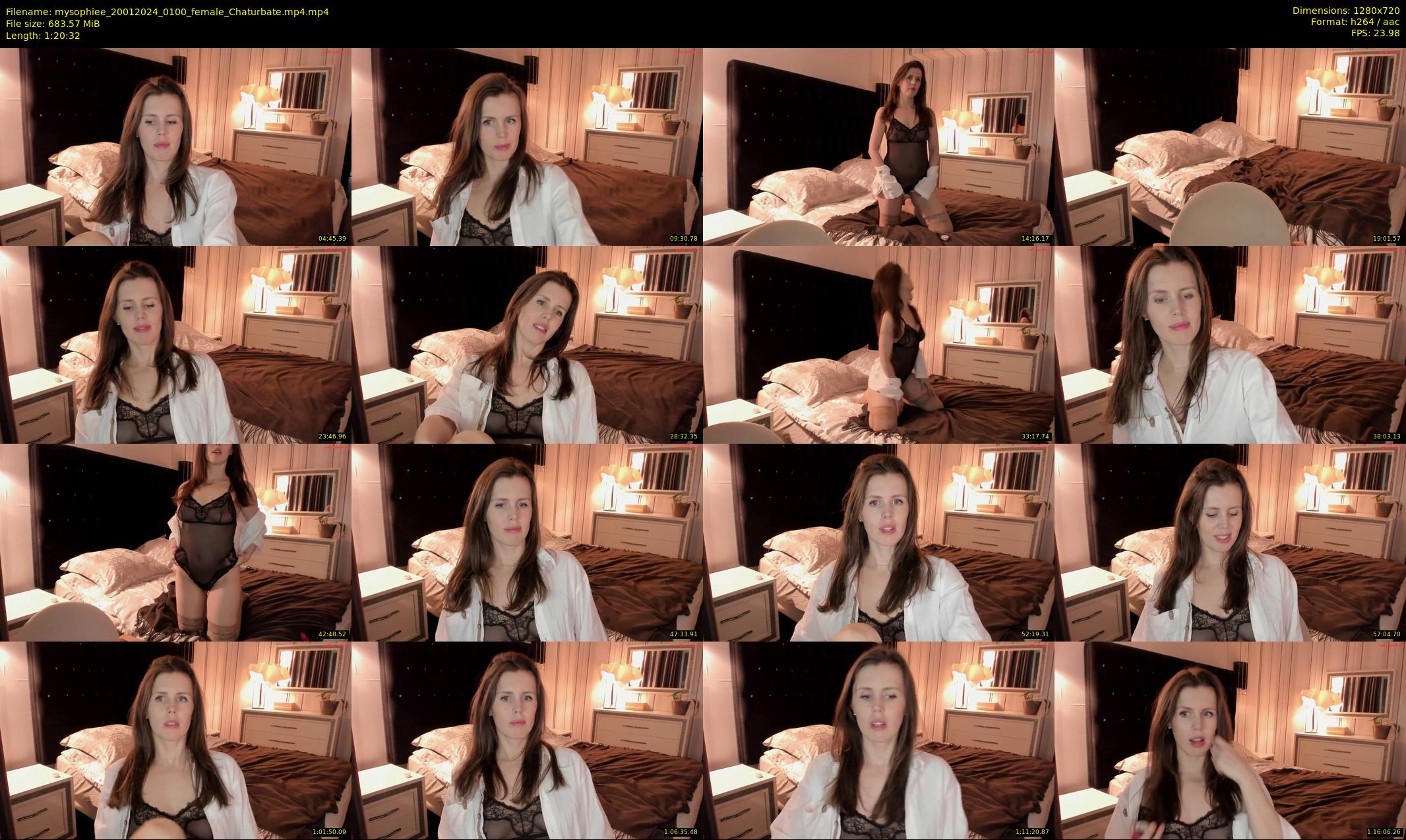mysophiee — 81 minute Chaturbate female cam show recording, 720p, Jan 20, 2024