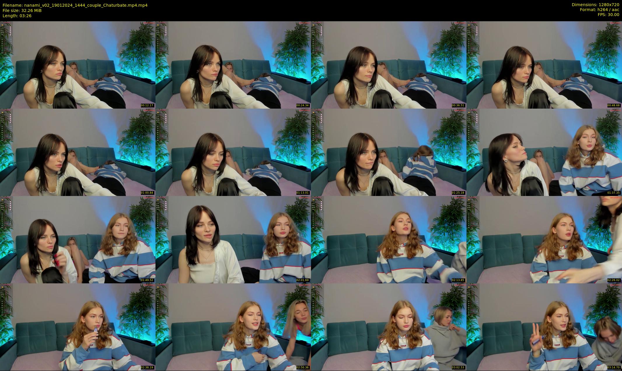 nanami_v02 — 4 minute Chaturbate couple cam show recording, 720p, Jan 19, 2024