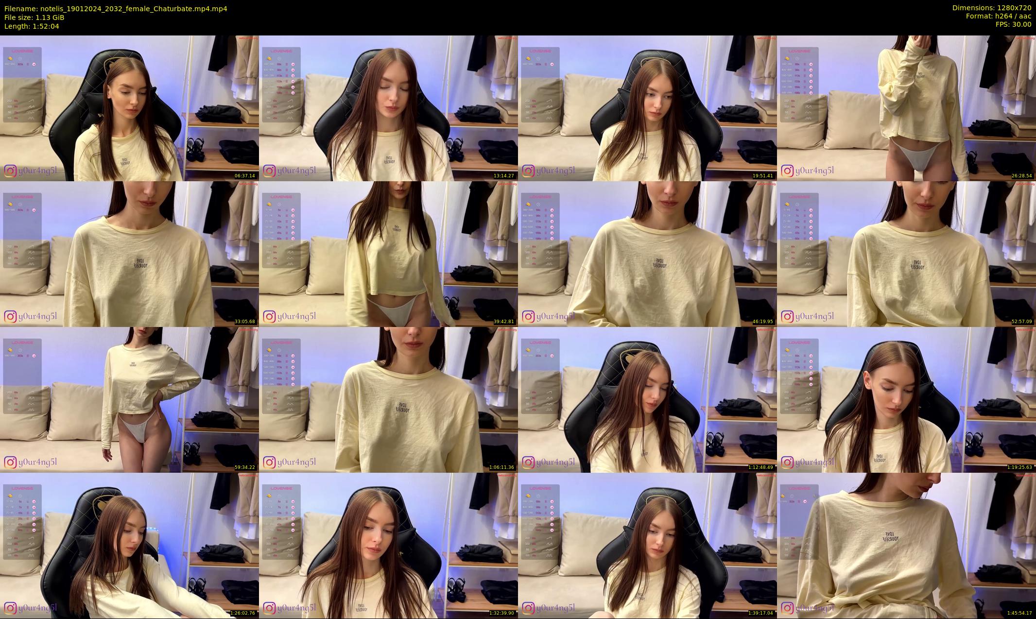notelis — 113 minute Chaturbate female cam show recording, 720p, Jan 19, 2024
