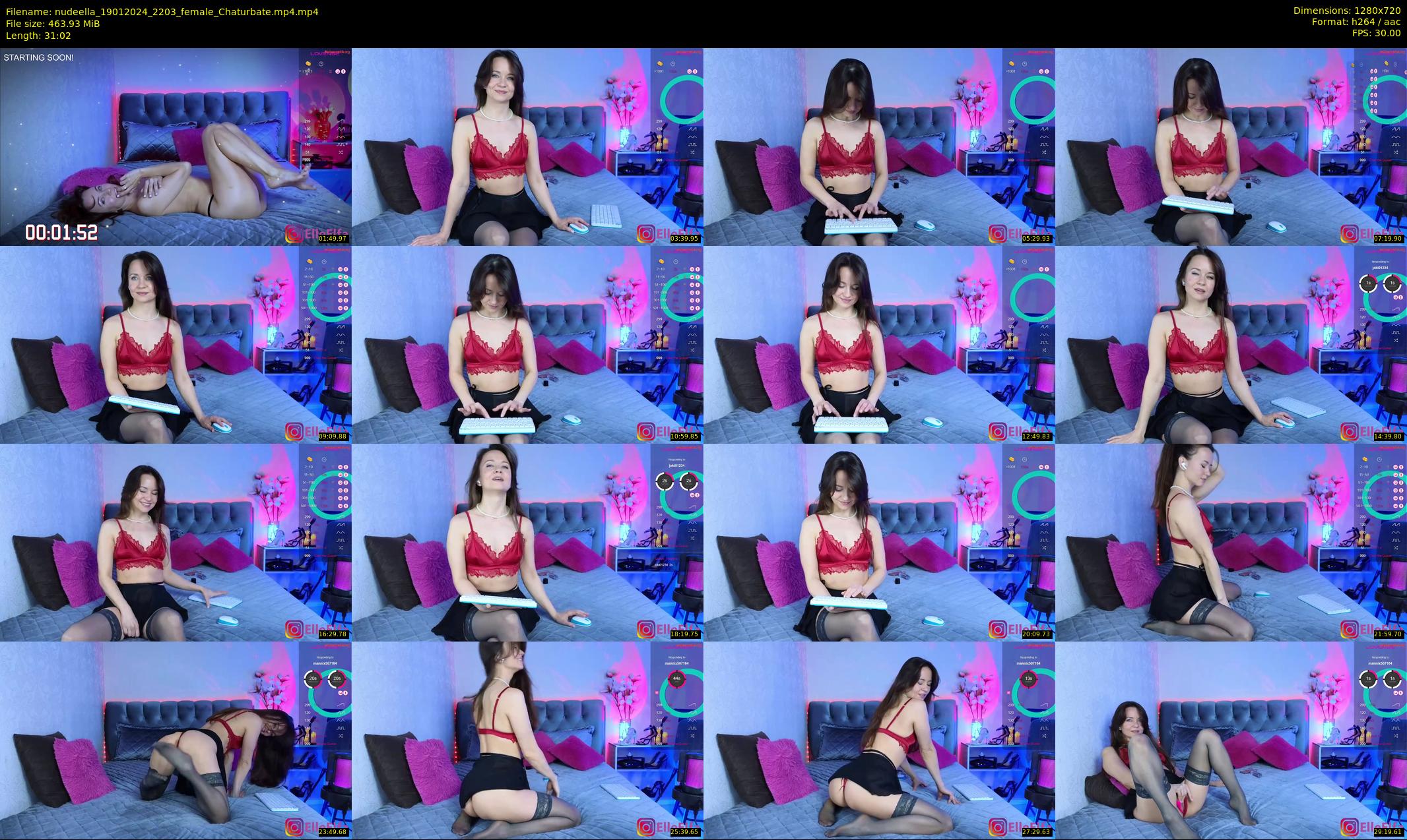 nudeella — 32 minute Chaturbate female cam show recording, 720p, Jan 19, 2024