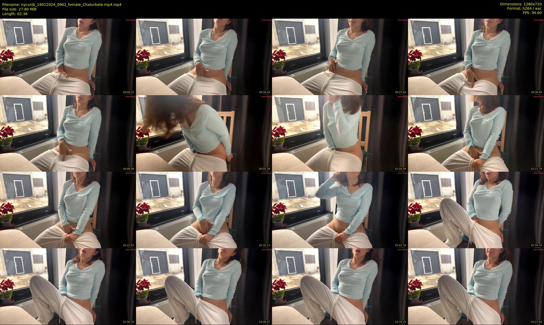 nyconik — 3 minute Chaturbate female cam show recording, 720p, Jan 19, 2024