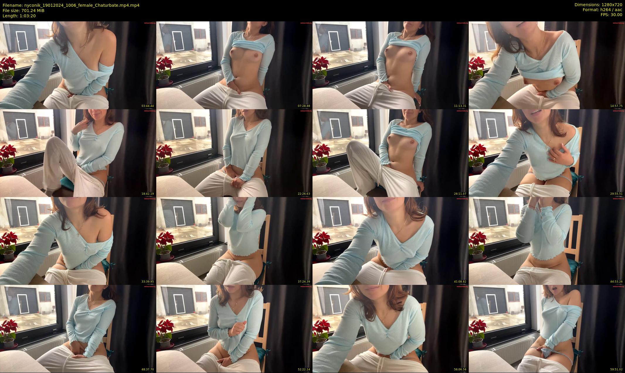 nyconik — 64 minute Chaturbate female cam show recording, 720p, Jan 19, 2024