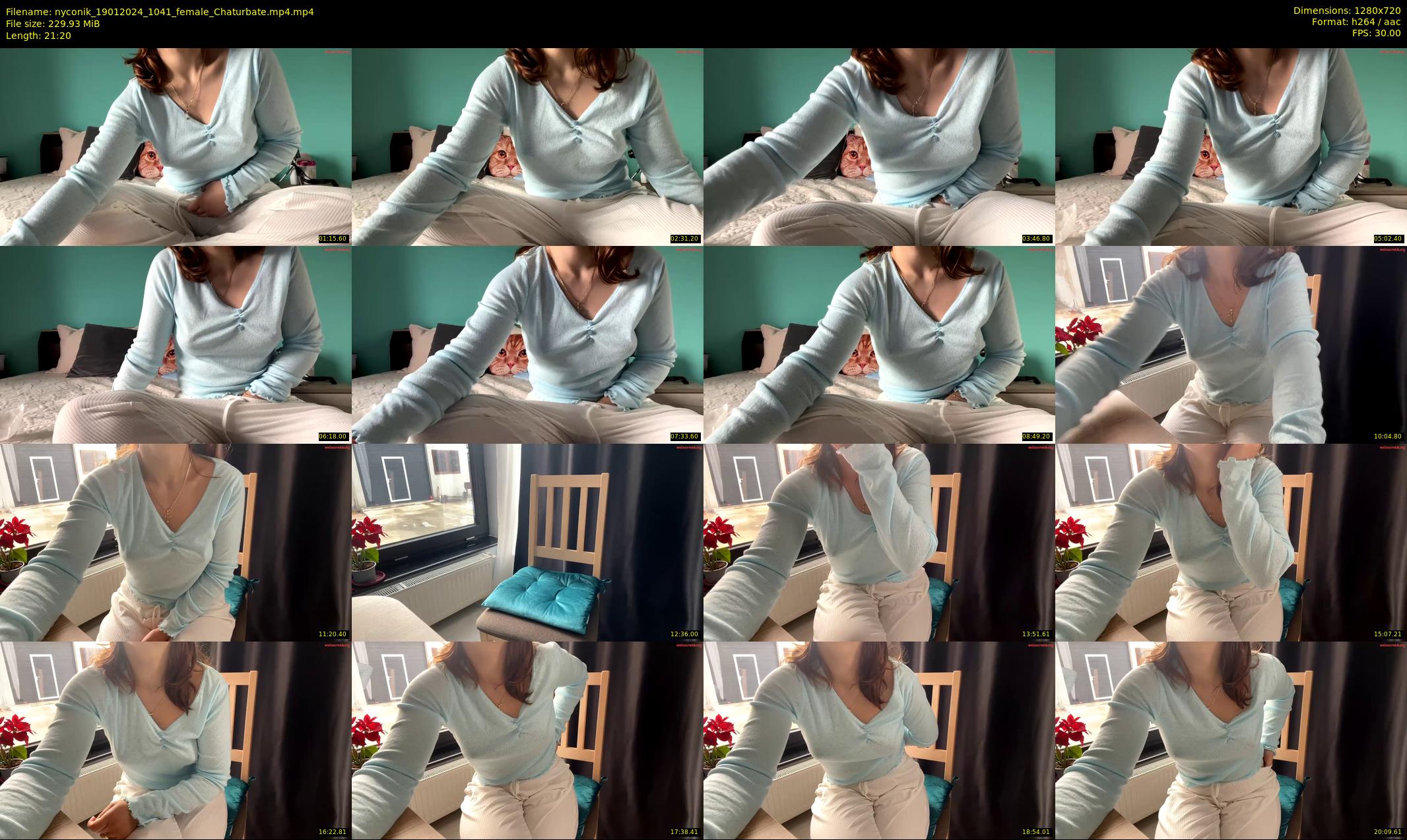 nyconik — 22 minute Chaturbate female cam show recording, 720p, Jan 19, 2024