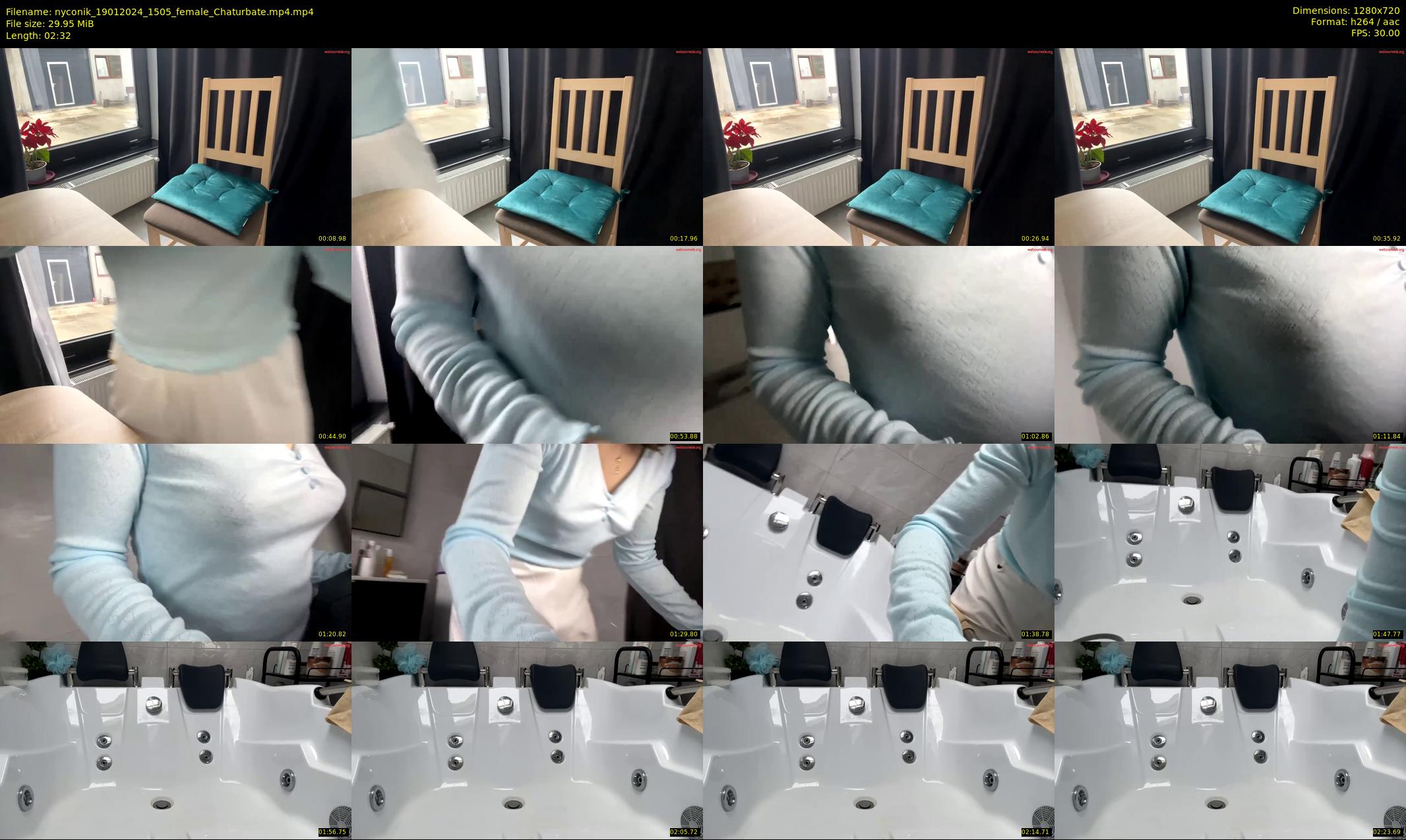 nyconik — 3 minute Chaturbate female cam show recording, 720p, Jan 19, 2024