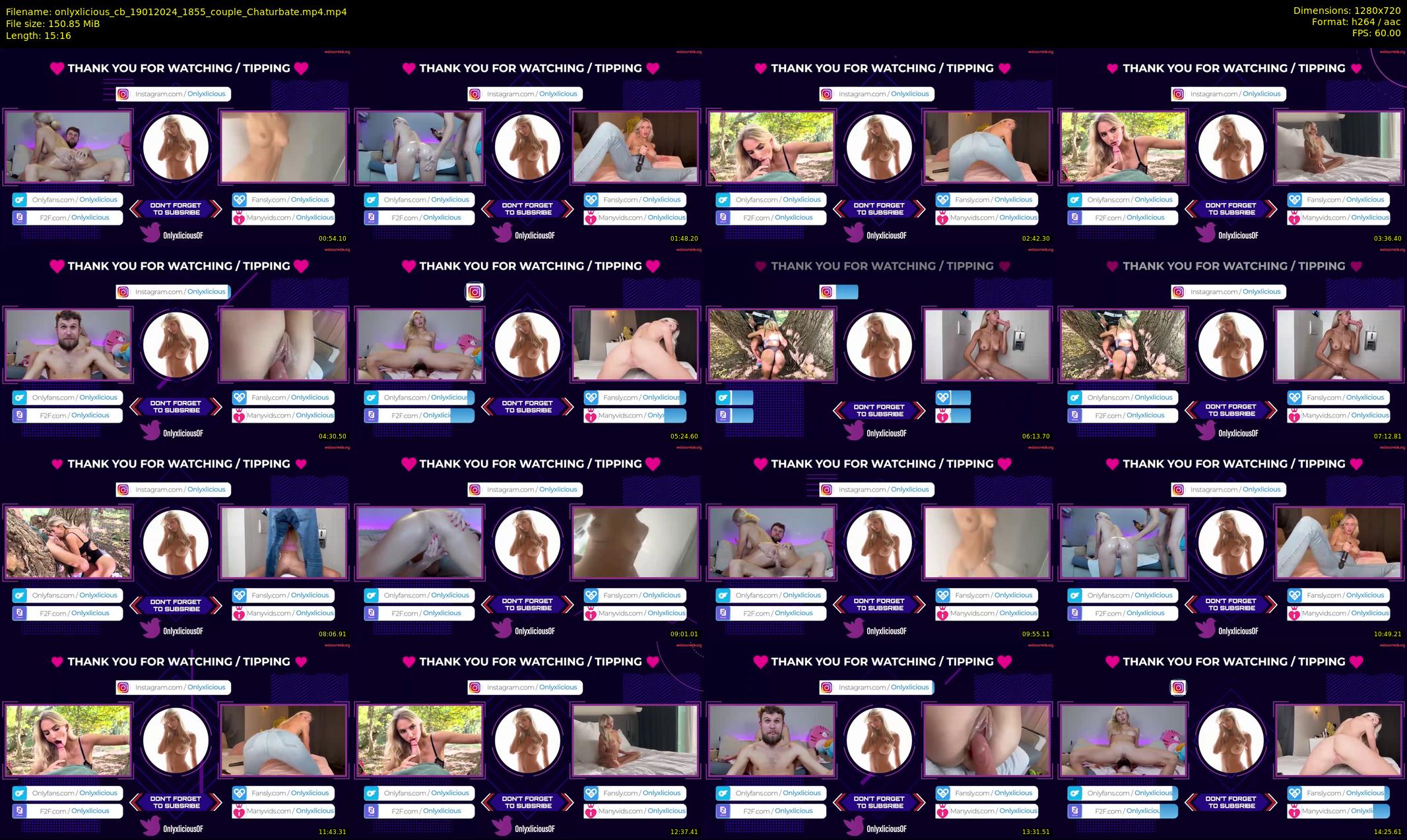 onlyxlicious_cb — 16 minute Chaturbate female cam show recording, 720p, Jan 19, 2024