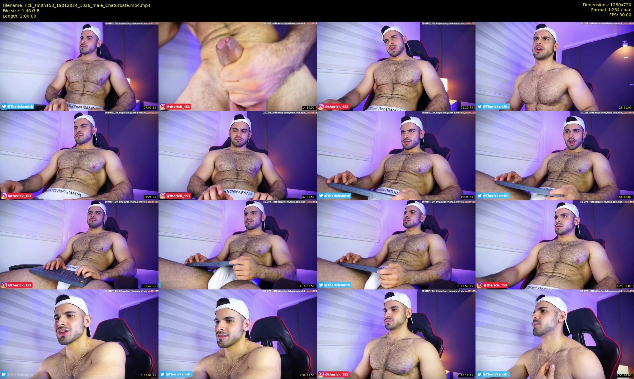 rick_smith153 — 120 minute Chaturbate male cam show recording, 720p, Jan 19, 2024
