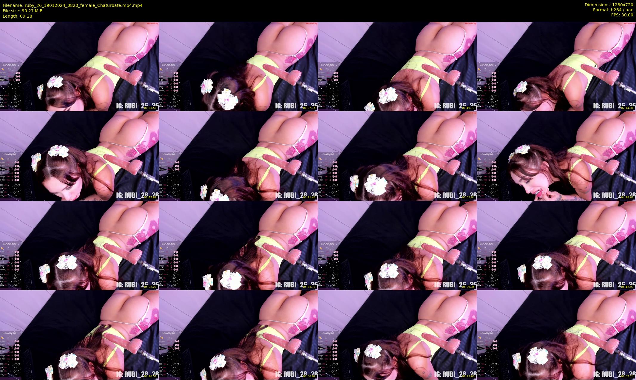 ruby_26 — 10 minute Chaturbate female cam show recording, 720p, Jan 19, 2024