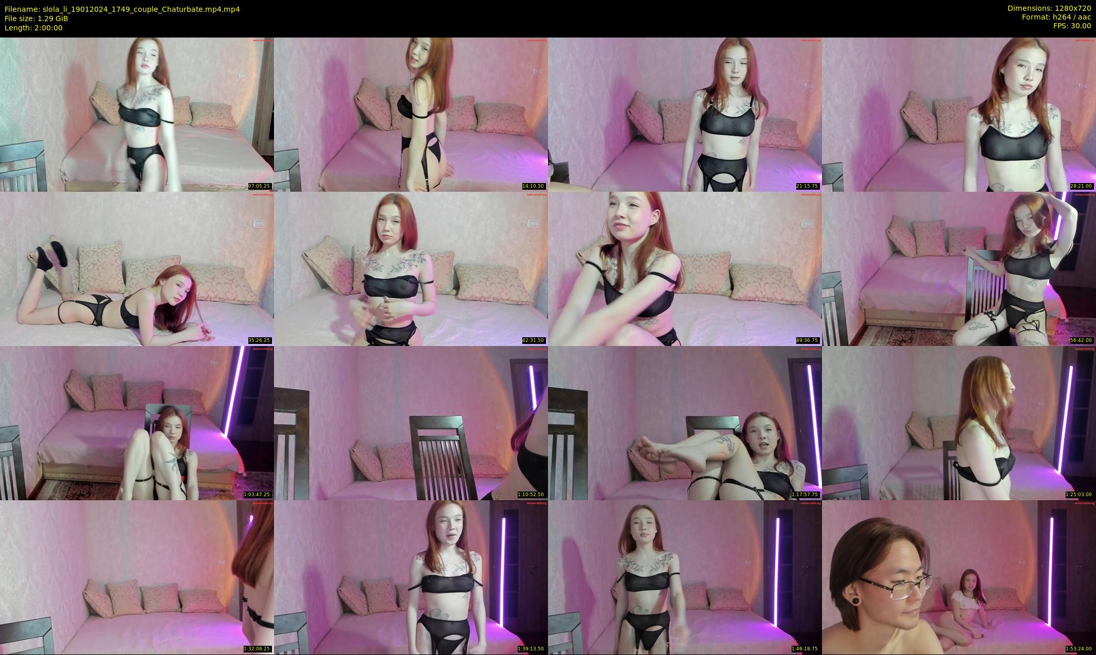 slola_li — 120 minute Chaturbate couple cam show recording, 720p, Jan 19, 2024