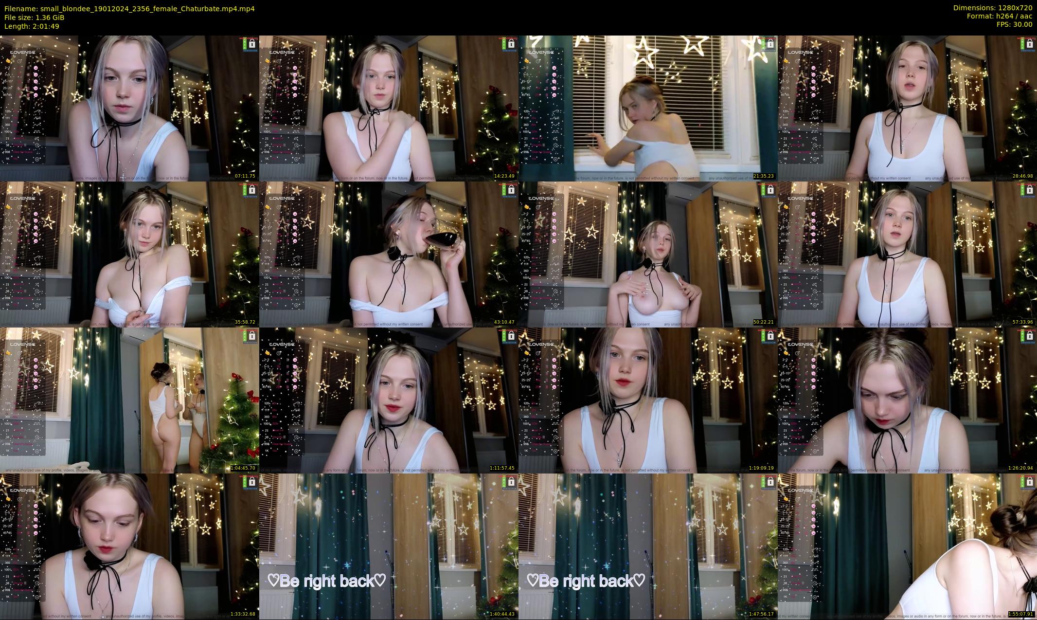 small_blondee — 122 minute Chaturbate female cam show recording, 720p, Jan 19, 2024