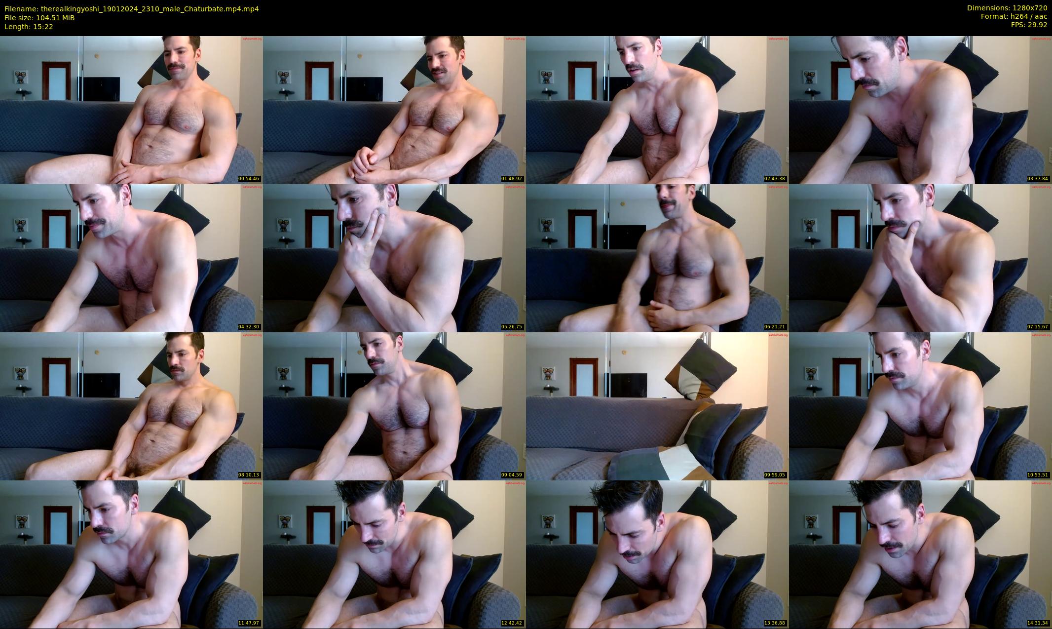 therealkingyoshi — 16 minute Chaturbate male cam show recording, 720p, Jan 19, 2024