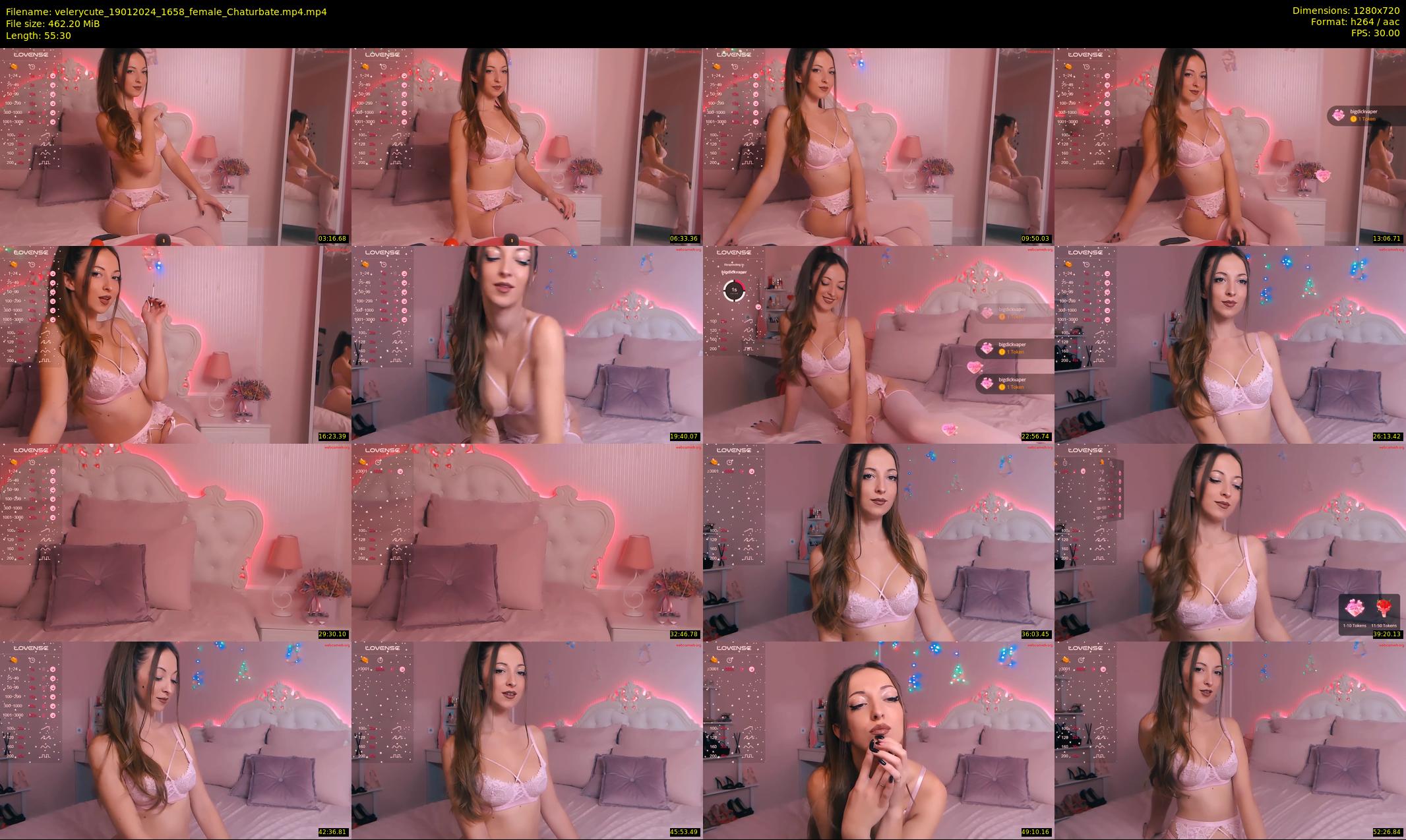 velerycute — 56 minute Chaturbate female cam show recording, 720p, Jan 19, 2024