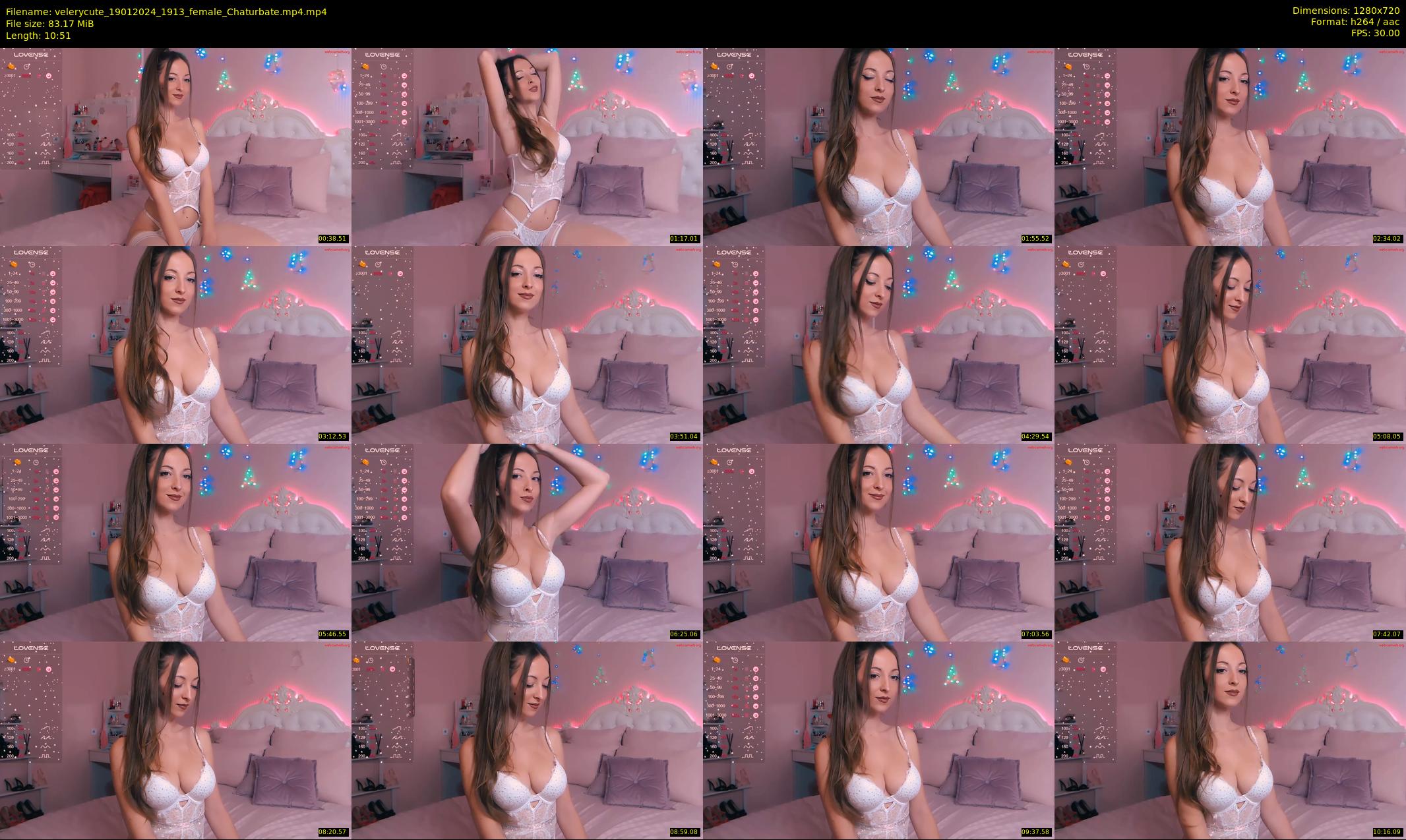 velerycute — 11 minute Chaturbate female cam show recording, 720p, Jan 19, 2024