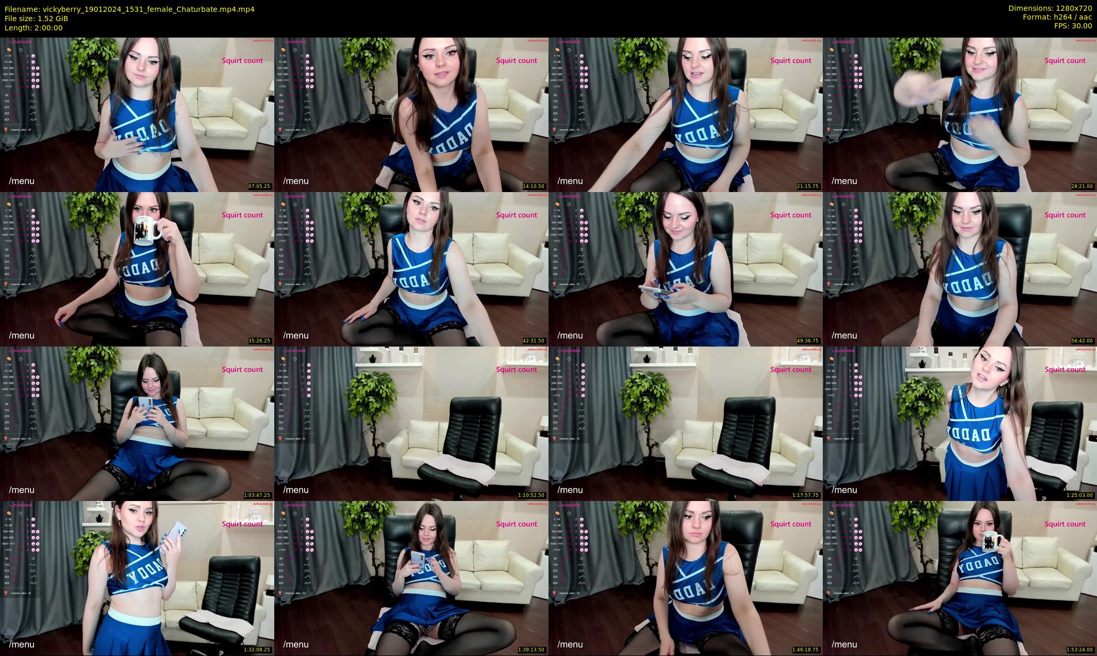 vickyberry — 120 minute Chaturbate female cam show recording, 720p, Jan 19, 2024